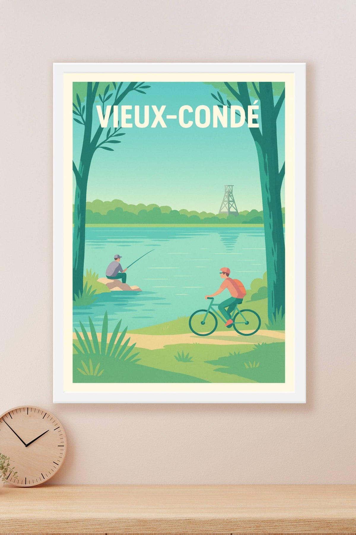 Affiche de Vieux-Condé - Douceur et nature au bord de l'eau