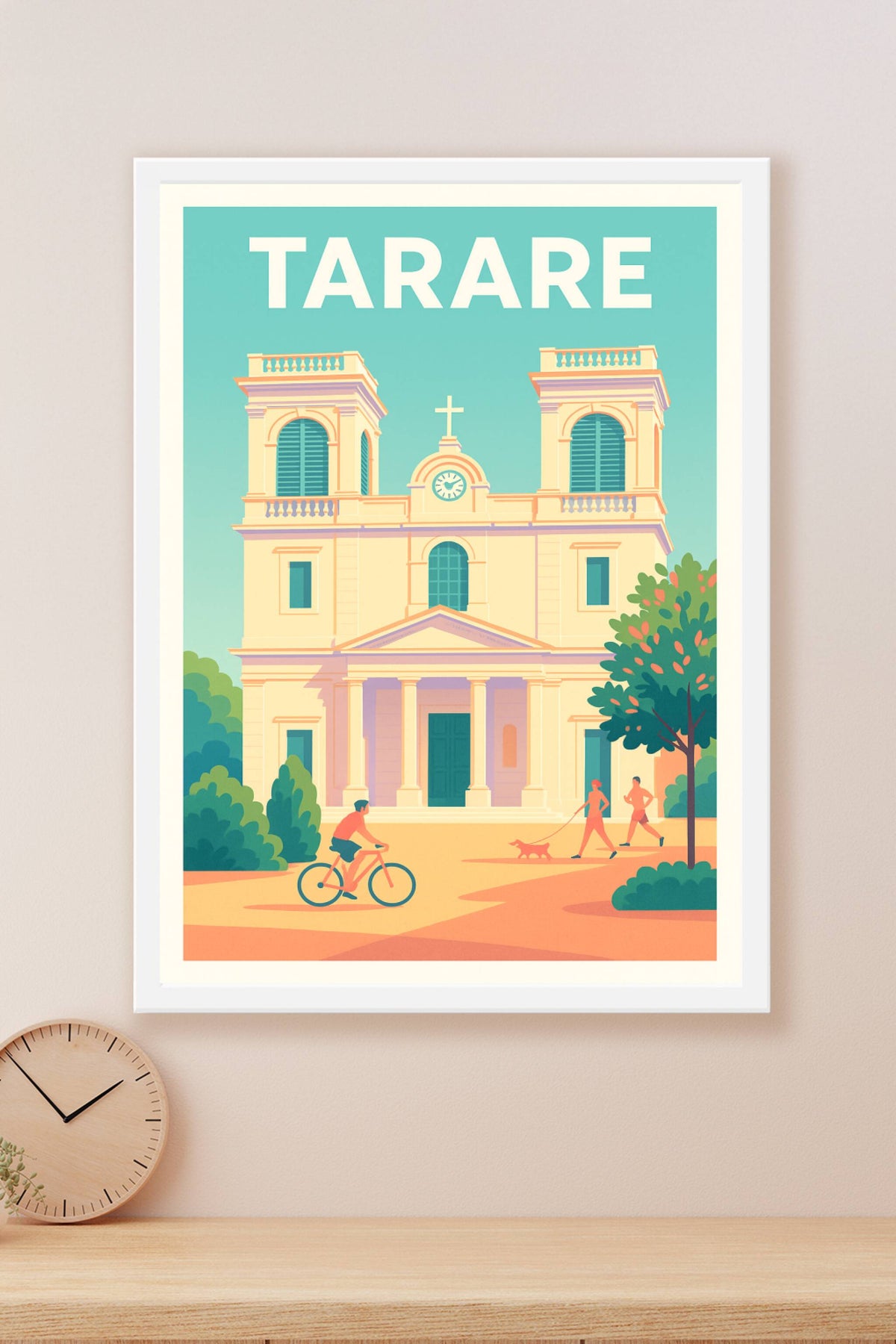 Affiche de Tarare - Sérénité et vie locale au cœur de la ville