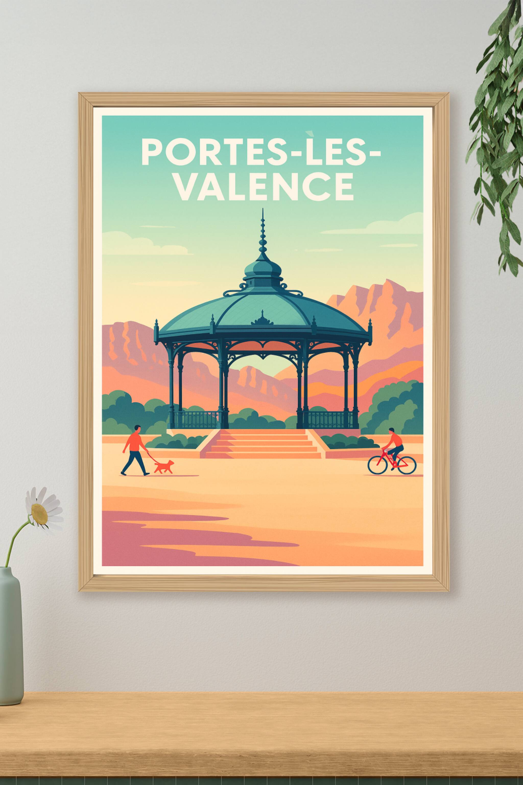 Affiche de Portes-lès-Valence - Évasion au kiosque du parc
