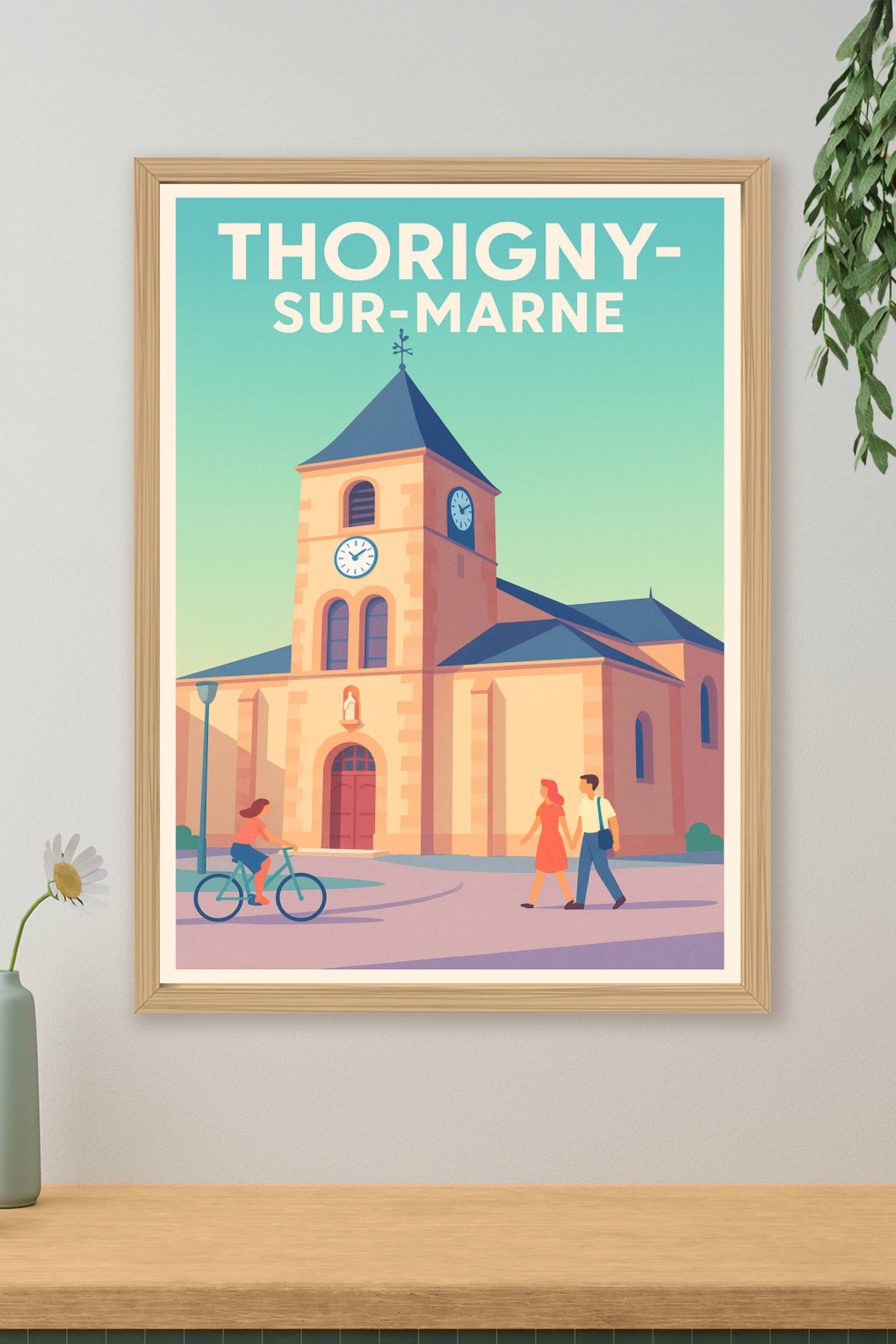 Affiche de Thorigny-sur-Marne - Charme et sérénité à l'église du village