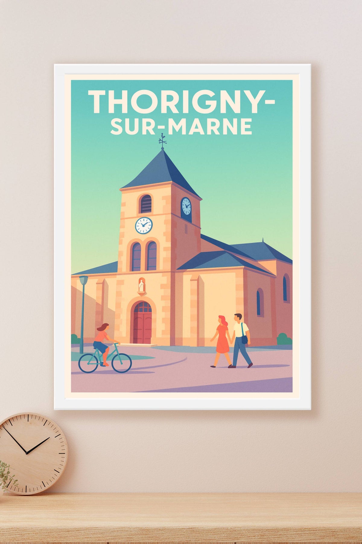 Affiche de Thorigny-sur-Marne - Charme et sérénité à l'église du village