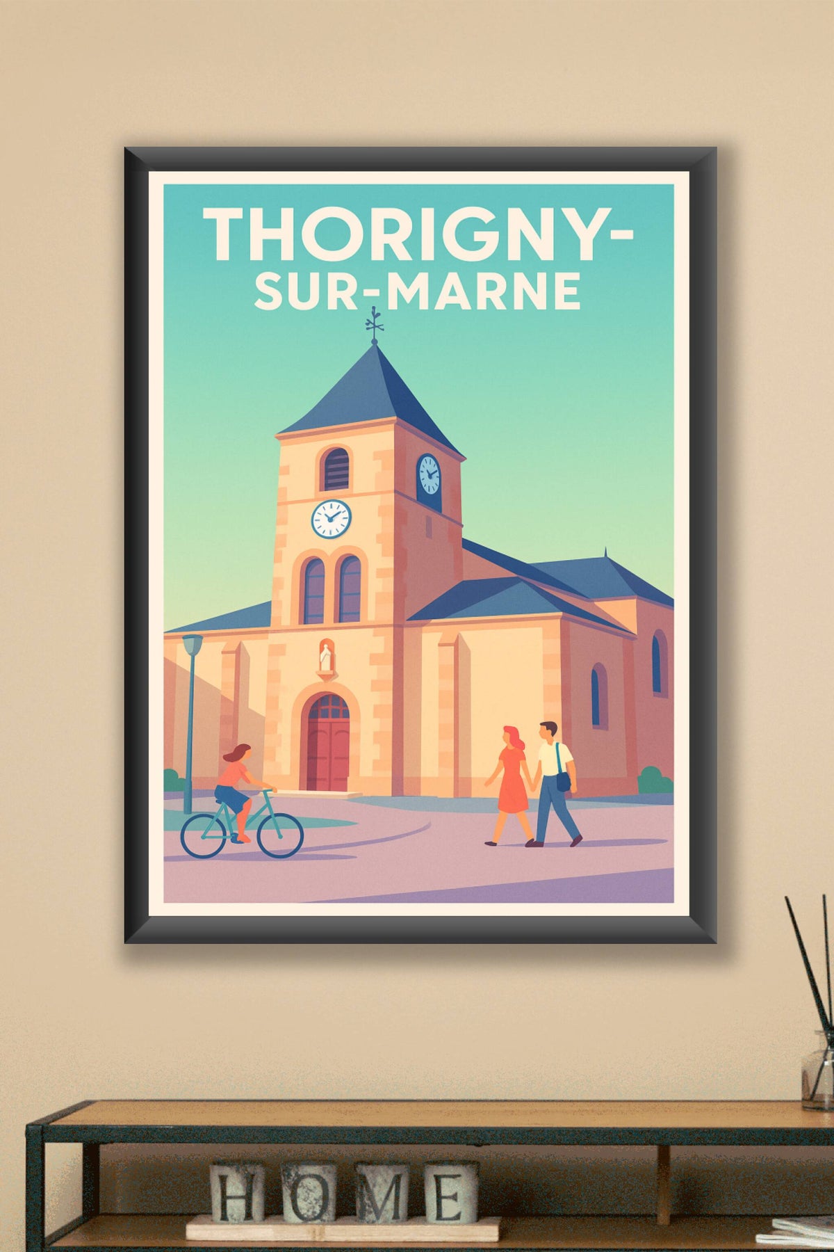 Affiche de Thorigny-sur-Marne - Charme et sérénité à l'église du village