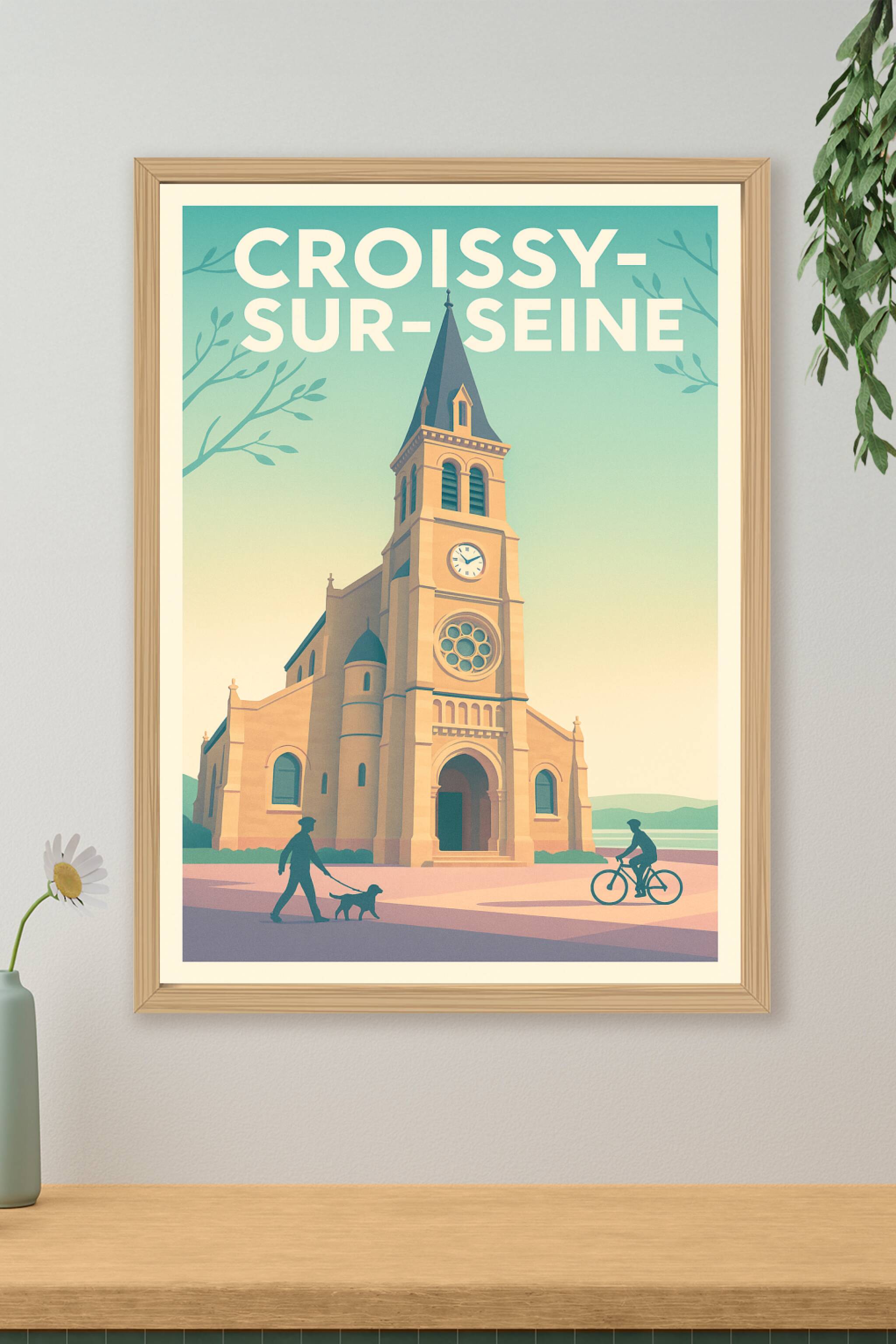 Affiche de Croissy-sur-Seine - Charme et Sérénité au Cœur de la Ville