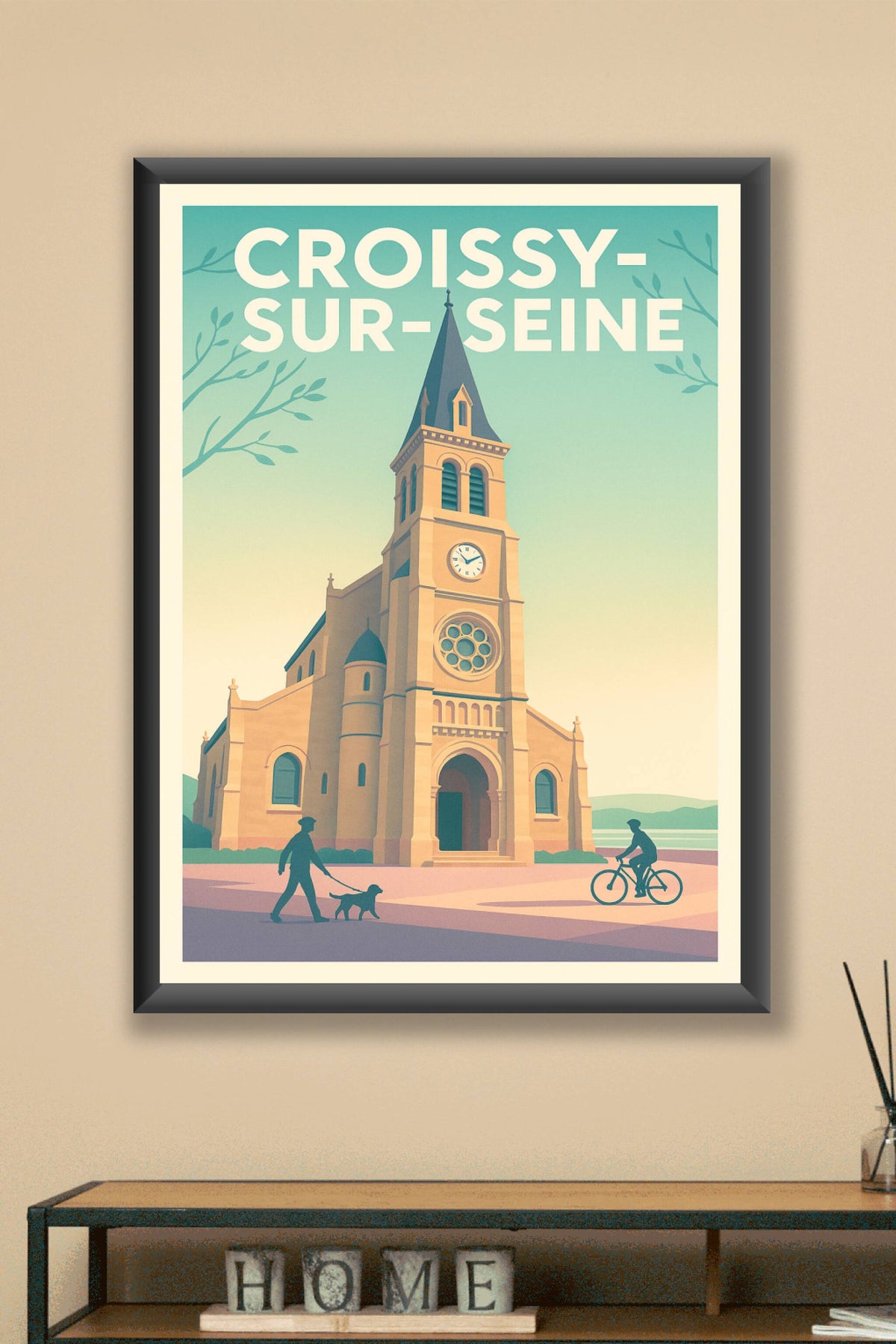 Affiche de Croissy-sur-Seine - Charme et Sérénité au Cœur de la Ville