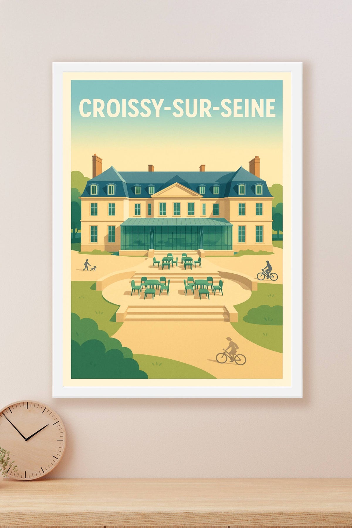 Affiche de Croissy-sur-Seine - L'élégance paisible au bord de l'eau