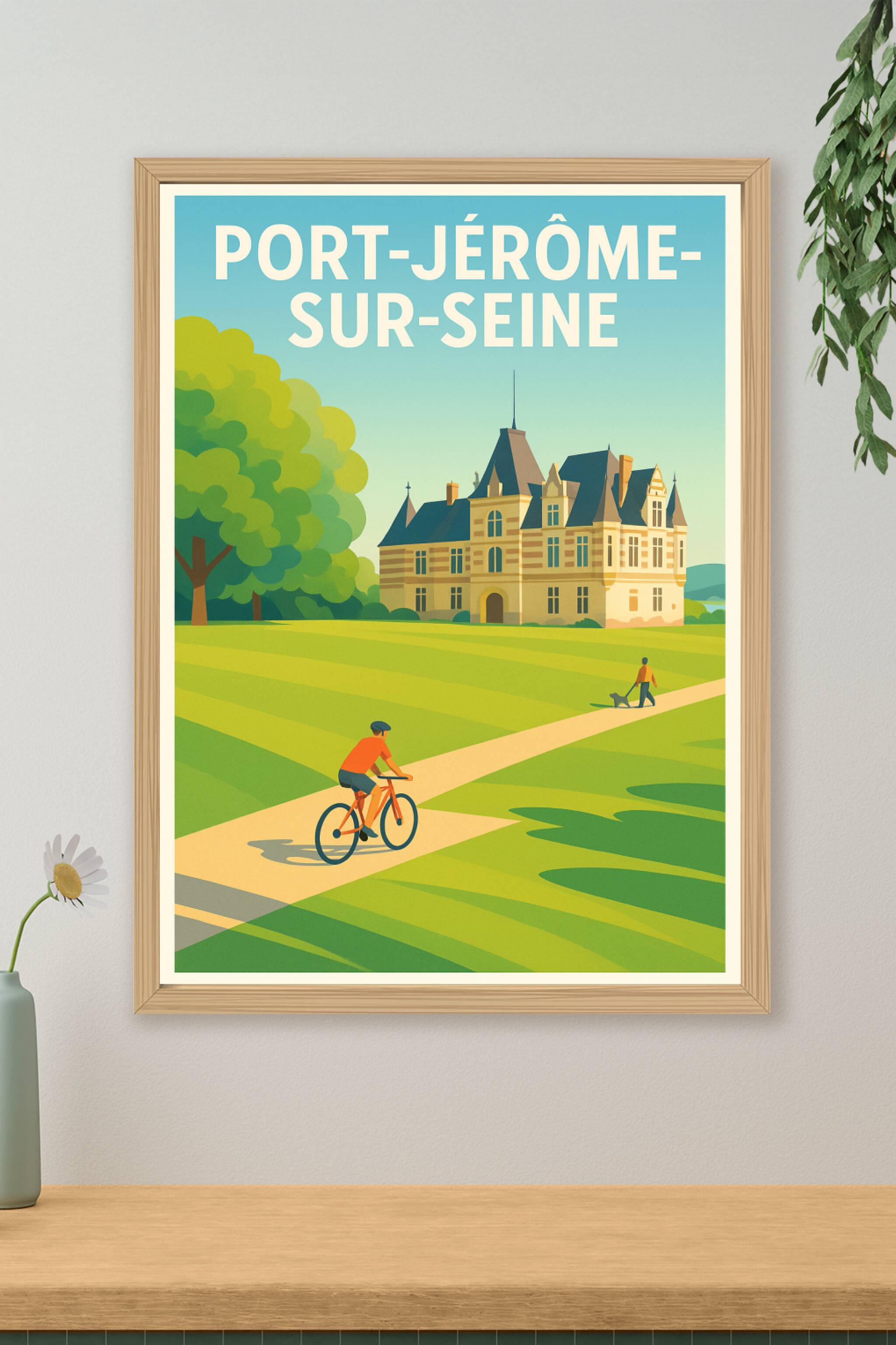Affiche de Port-Jérôme-sur-Seine - Escapade champêtre et élégante