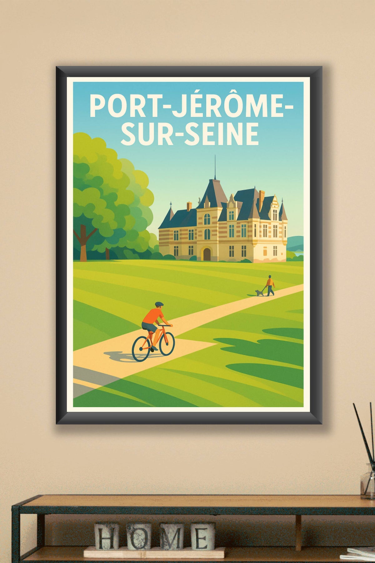 Affiche de Port-Jérôme-sur-Seine - Escapade champêtre et élégante