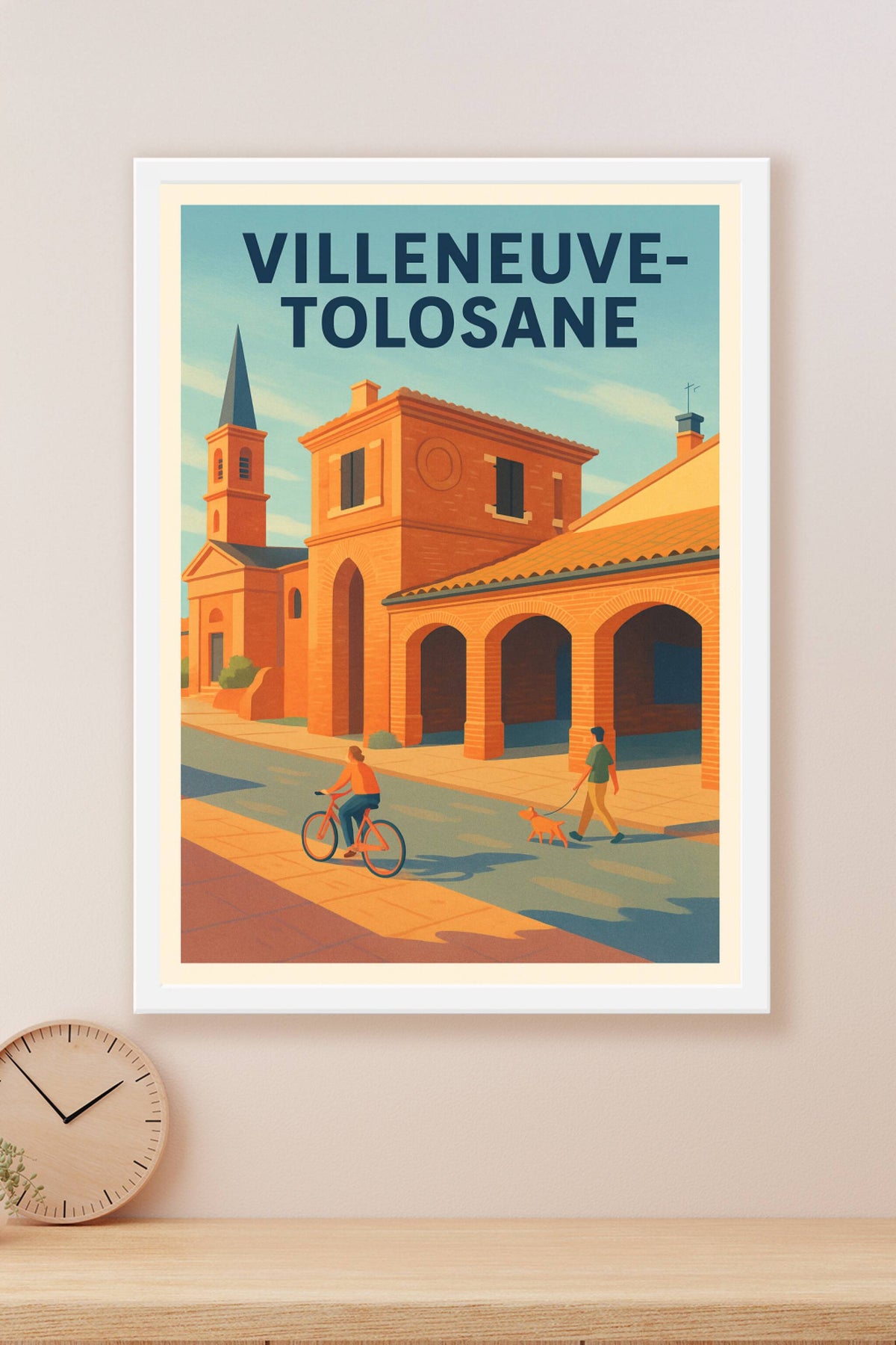 Affiche de Villeneuve-Tolosane - Charmante douceur du Sud-Ouest