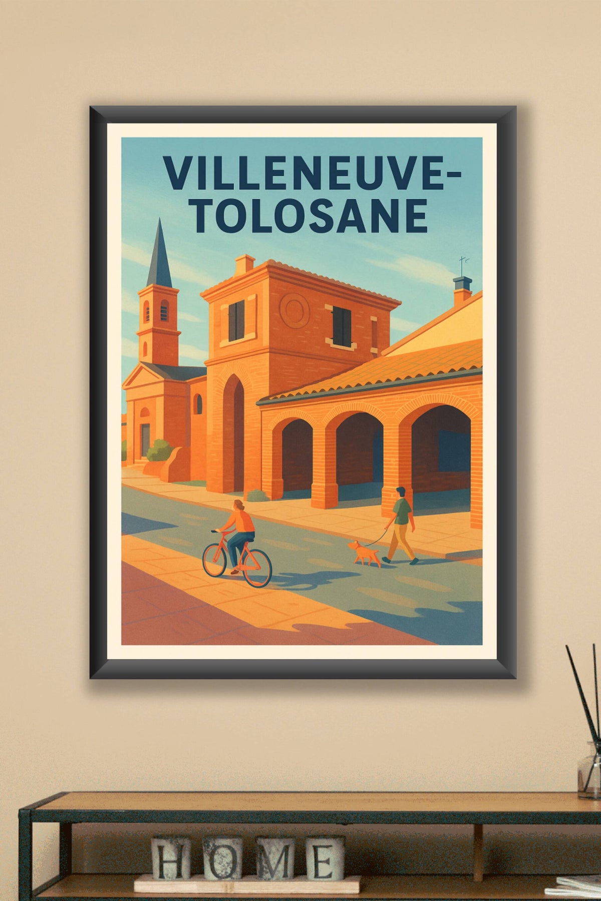 Affiche de Villeneuve-Tolosane - Charmante douceur du Sud-Ouest