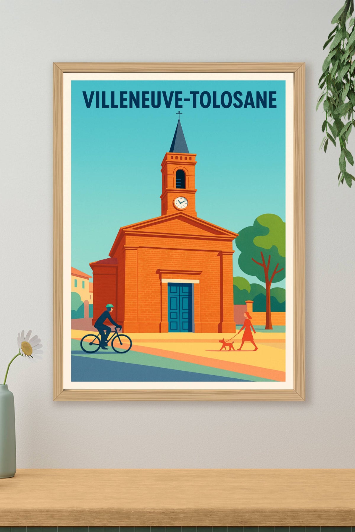 Affiche de Villeneuve-Tolosane - Une balade au cœur du patrimoine local