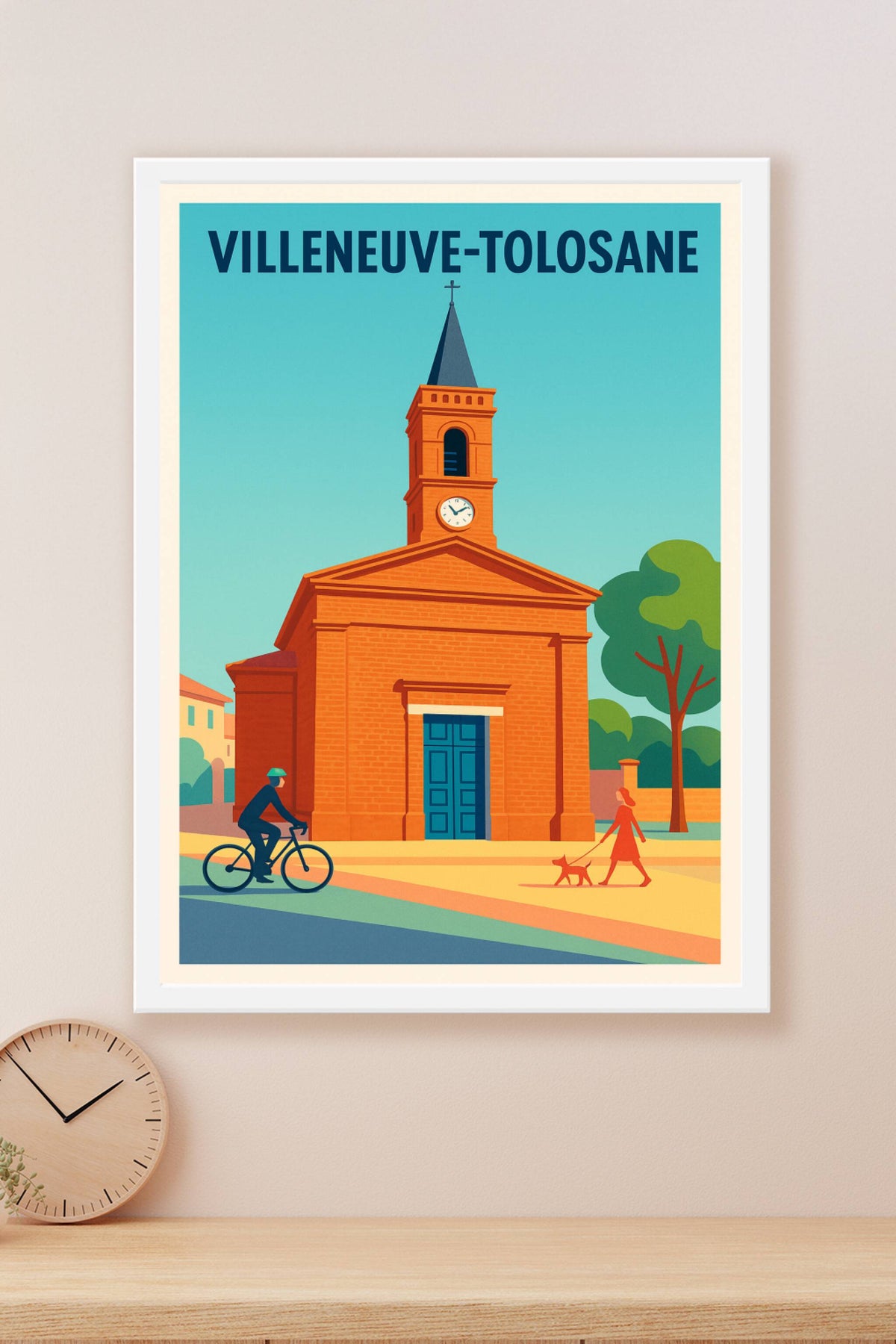 Affiche de Villeneuve-Tolosane - Une balade au cœur du patrimoine local