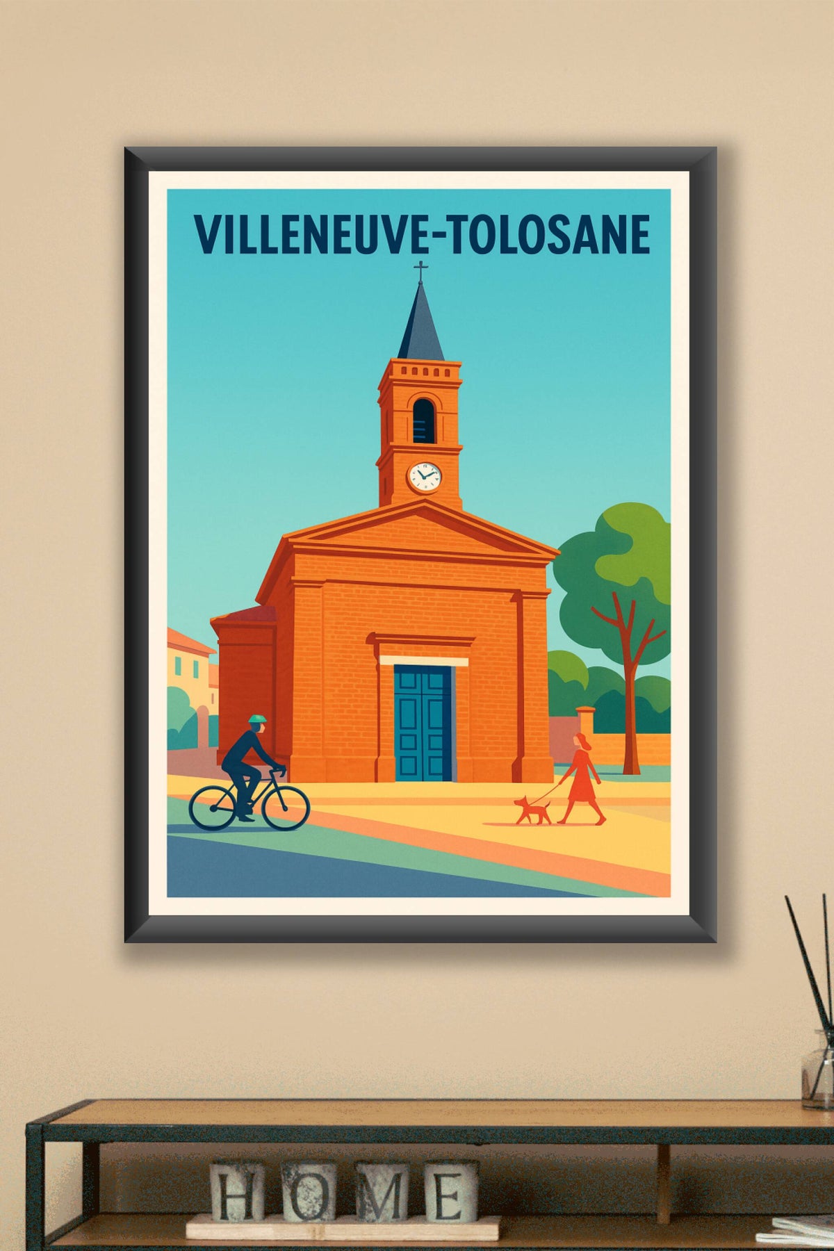 Affiche de Villeneuve-Tolosane - Une balade au cœur du patrimoine local