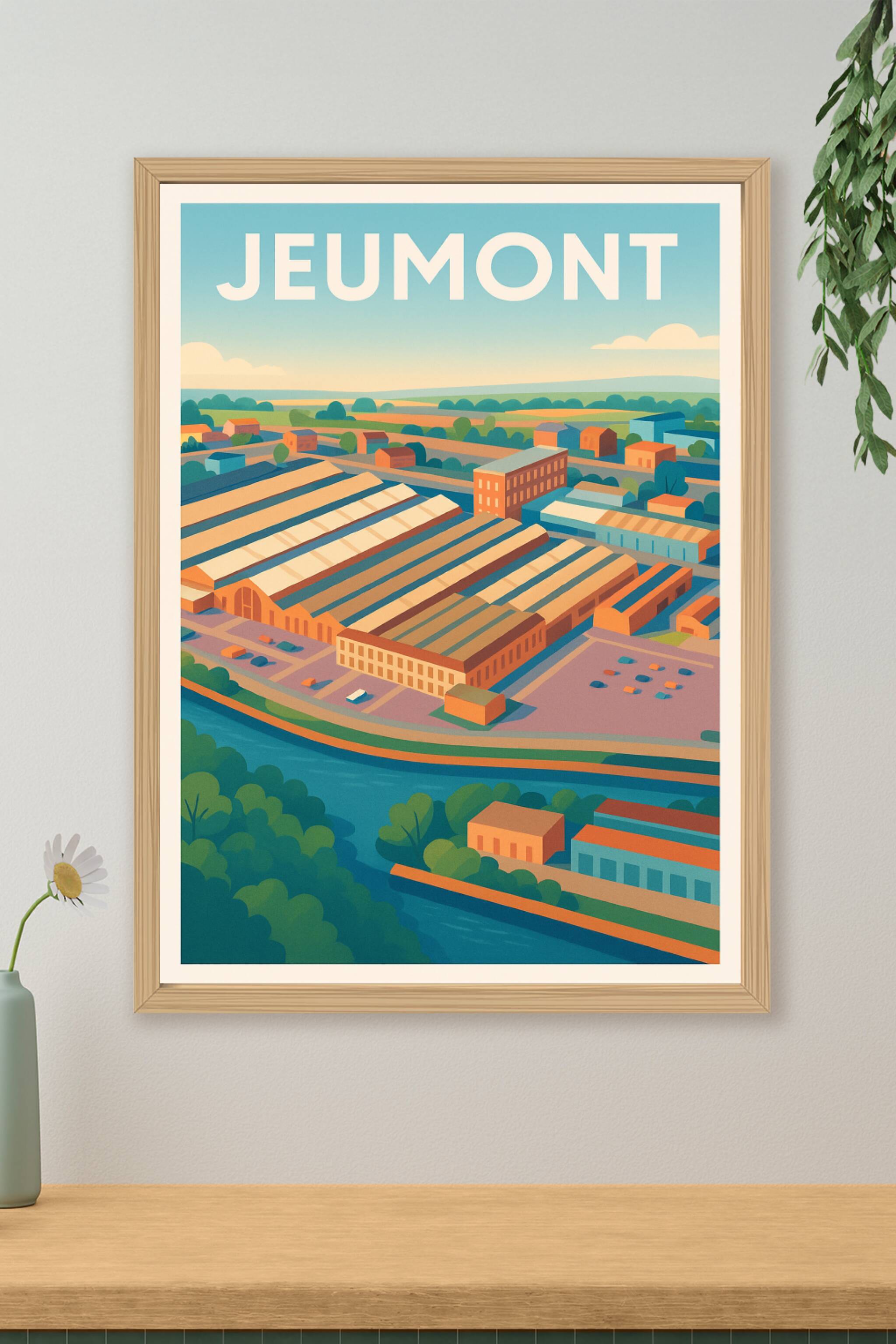 Affiche de Jeumont - L'Essence Industrielle au Cœur de la Vallée