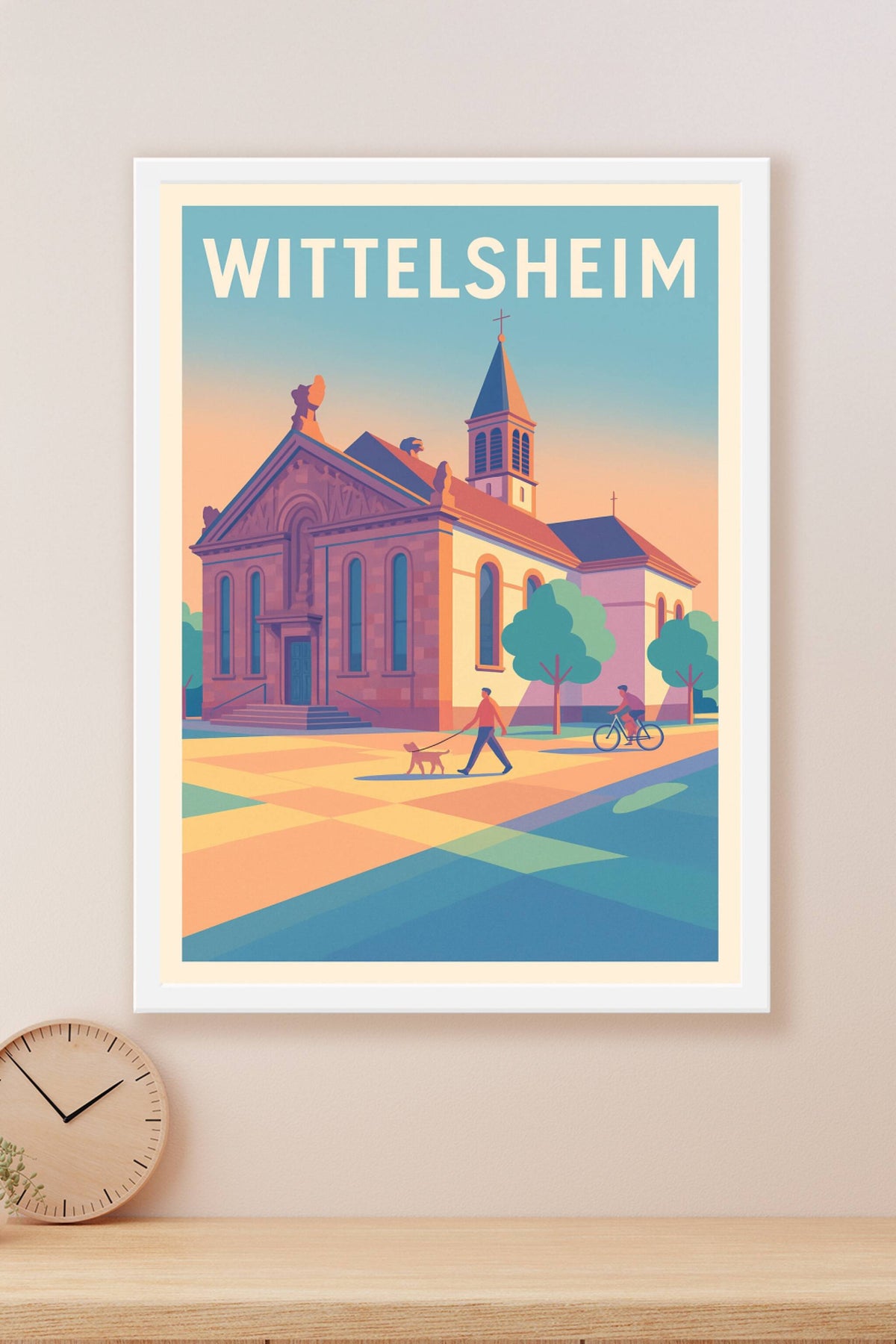 Affiche de Wittelsheim - L'élégance paisible d'une cité alsacienne