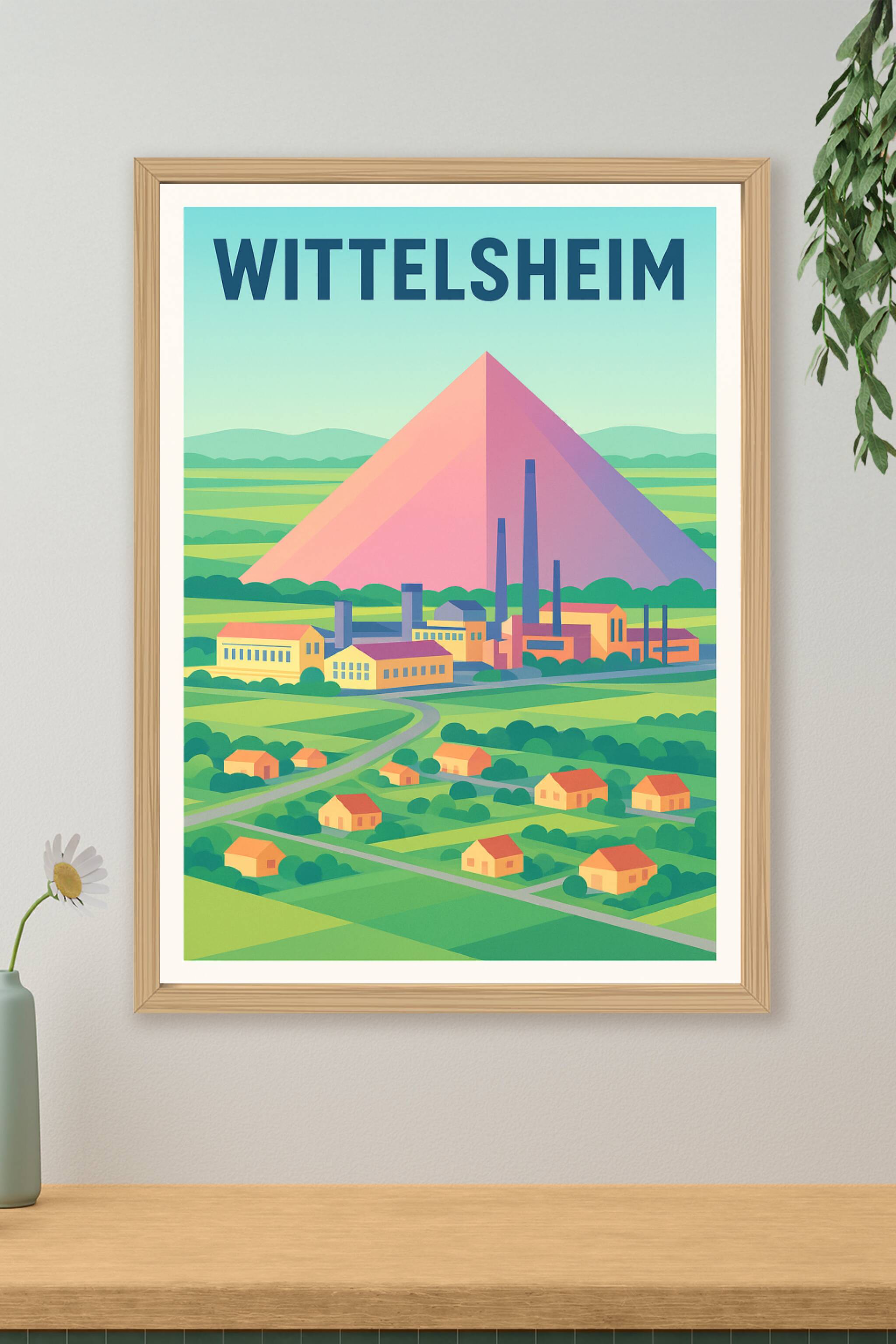 Affiche de Wittelsheim - L'âme industrielle au pied de la pyramide