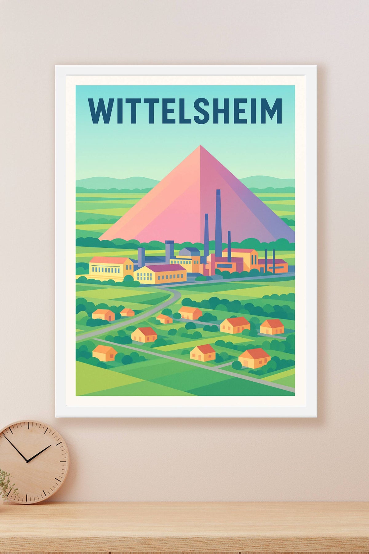 Affiche de Wittelsheim - L'âme industrielle au pied de la pyramide