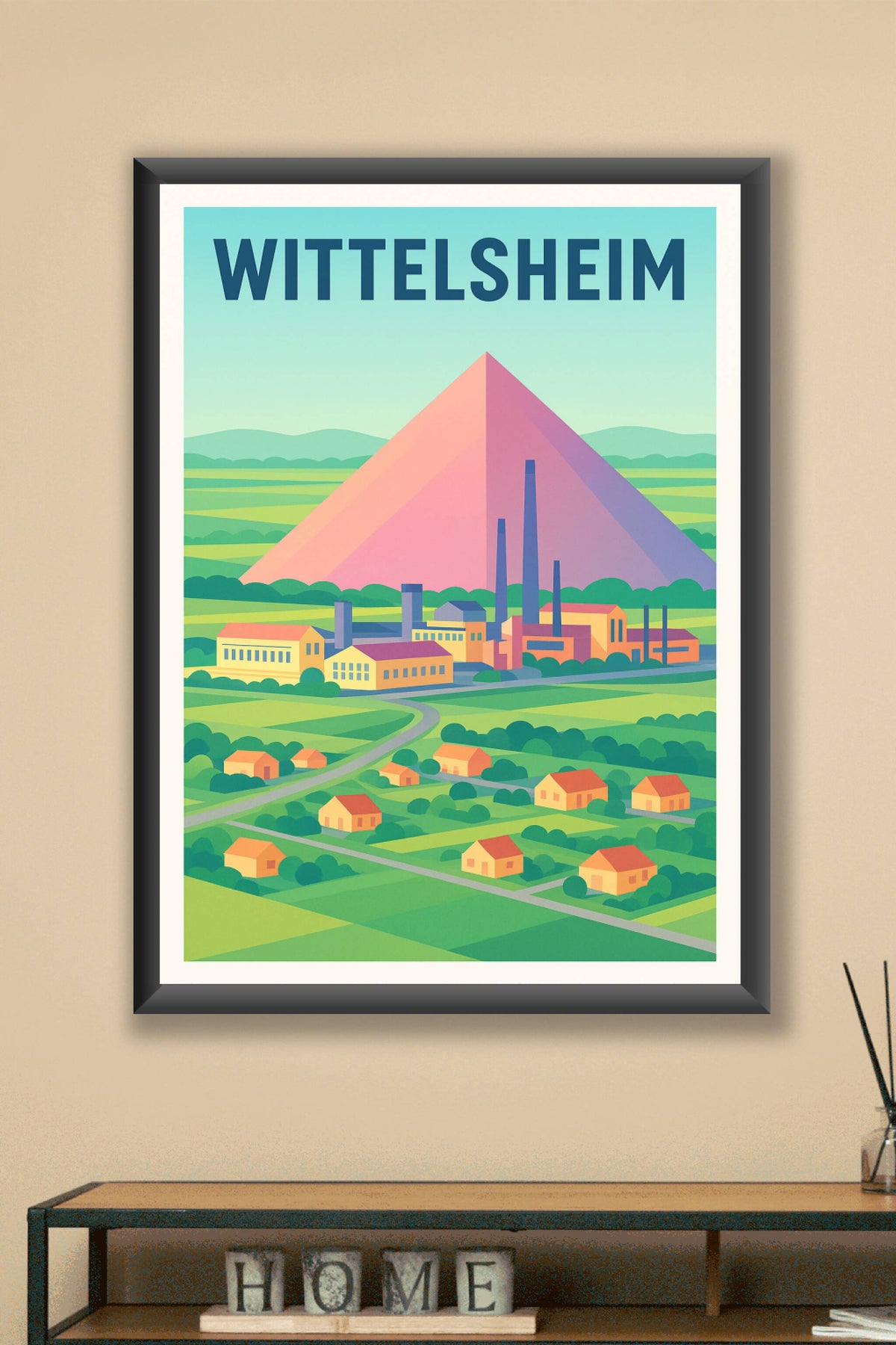 Affiche de Wittelsheim - L'âme industrielle au pied de la pyramide
