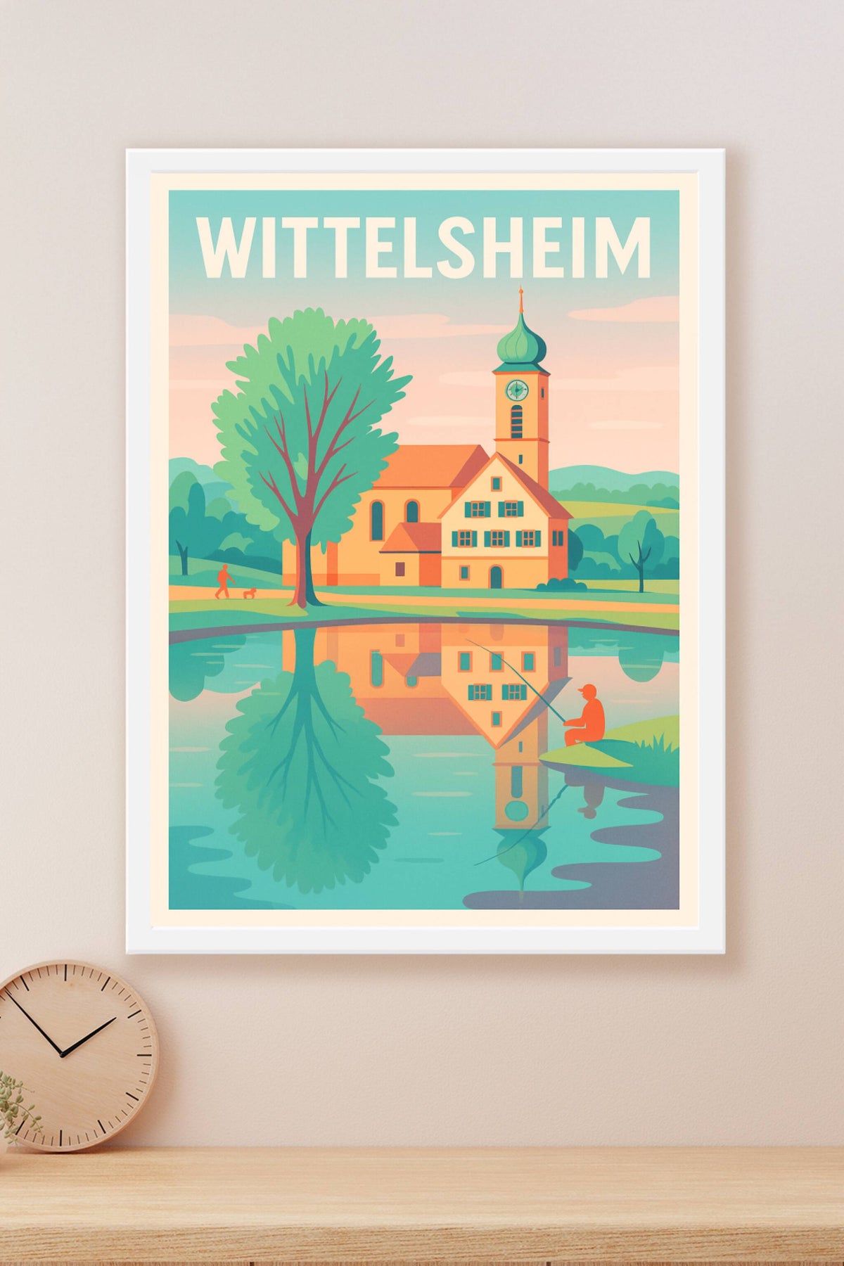 Affiche de Wittelsheim - Sérénité au bord de l'eau