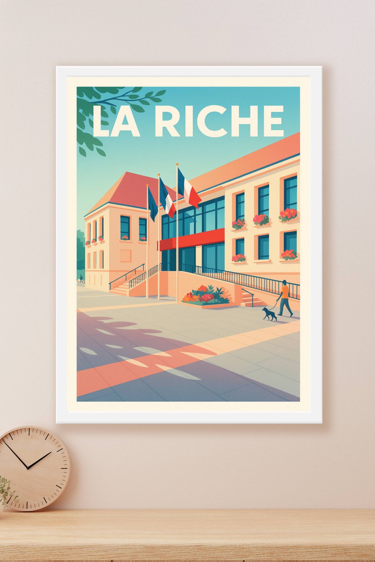 Affiche de La Riche - Ambiance lumineuse et citoyenne
