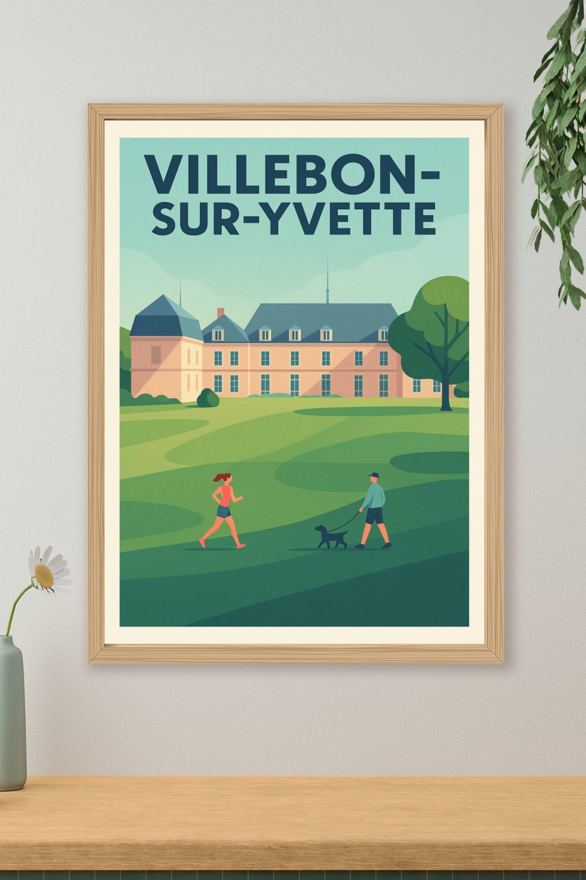 Affiche de Villebon-sur-Yvette - Sérénité et nature au cœur du parc