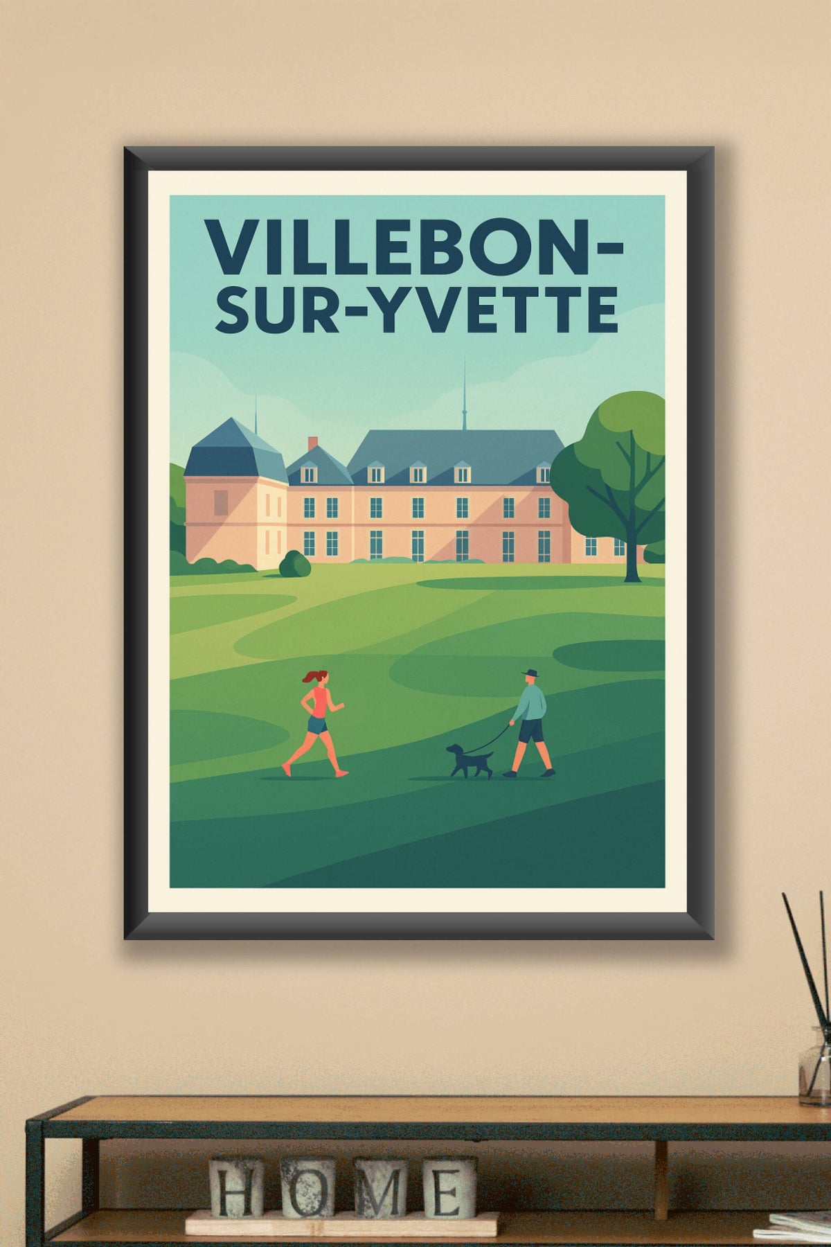 Affiche de Villebon-sur-Yvette - Sérénité et nature au cœur du parc