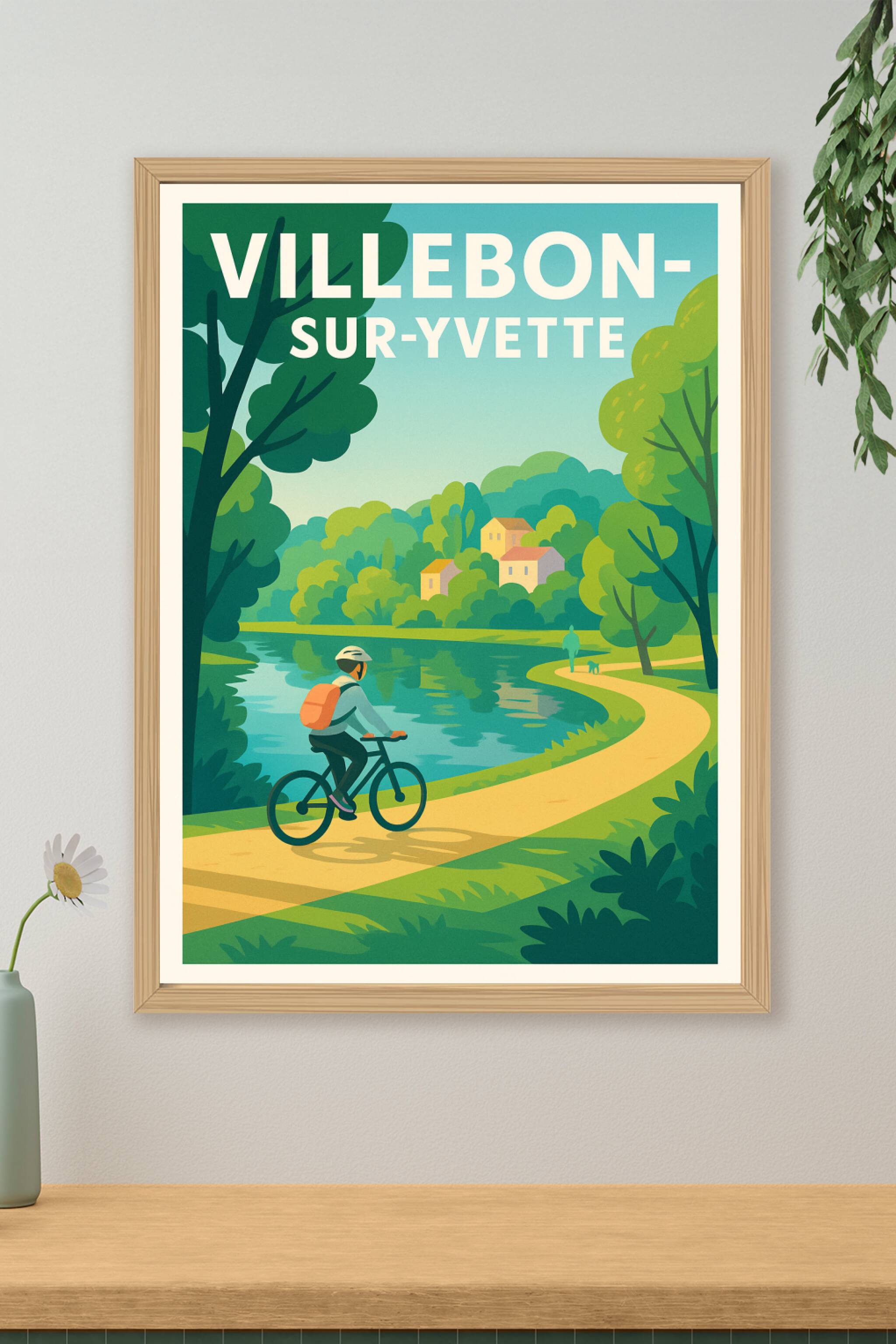 Affiche de Villebon-sur-Yvette - Balade nature à vélo