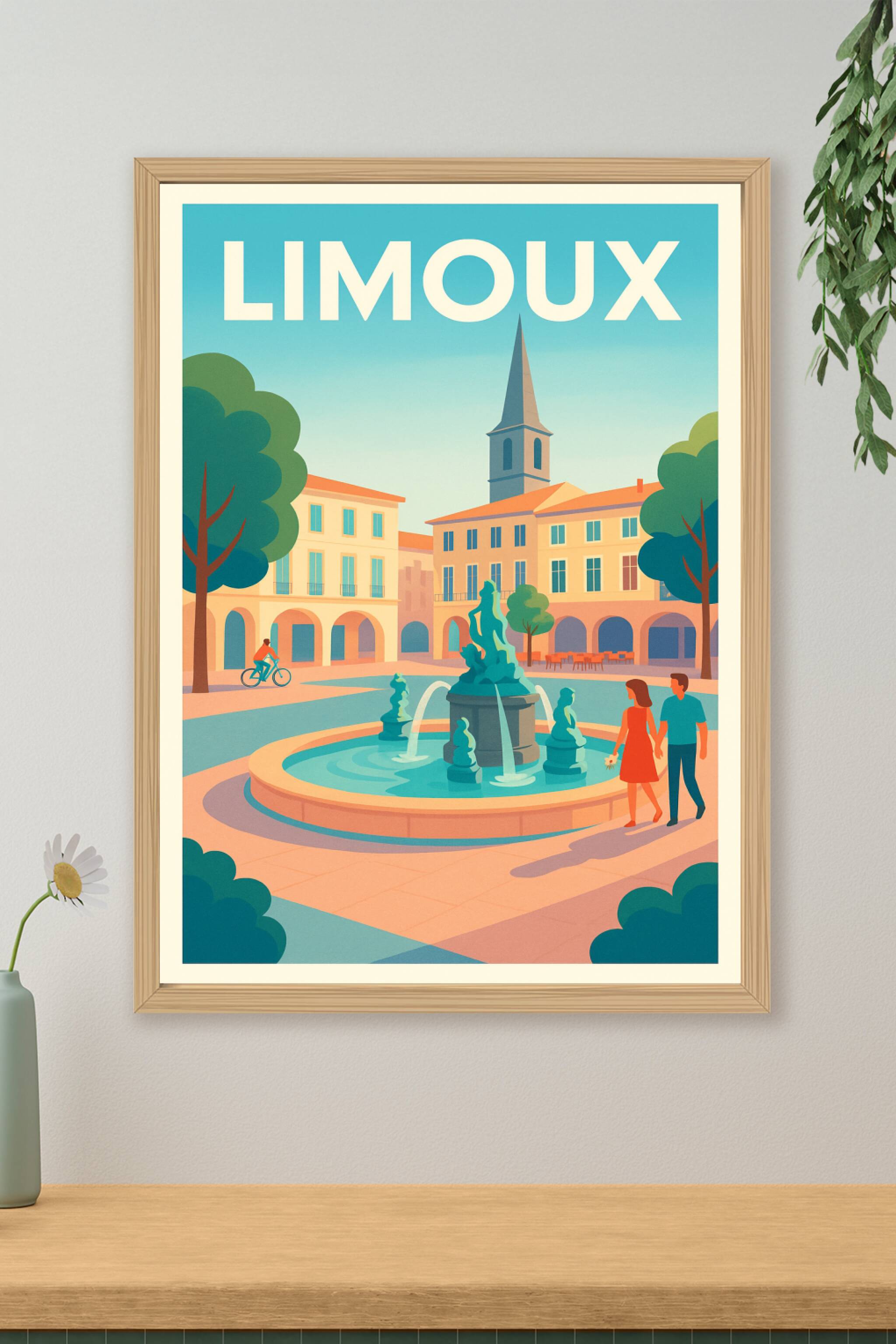 Affiche de Limoux - Charme et sérénité en plein cœur de la ville
