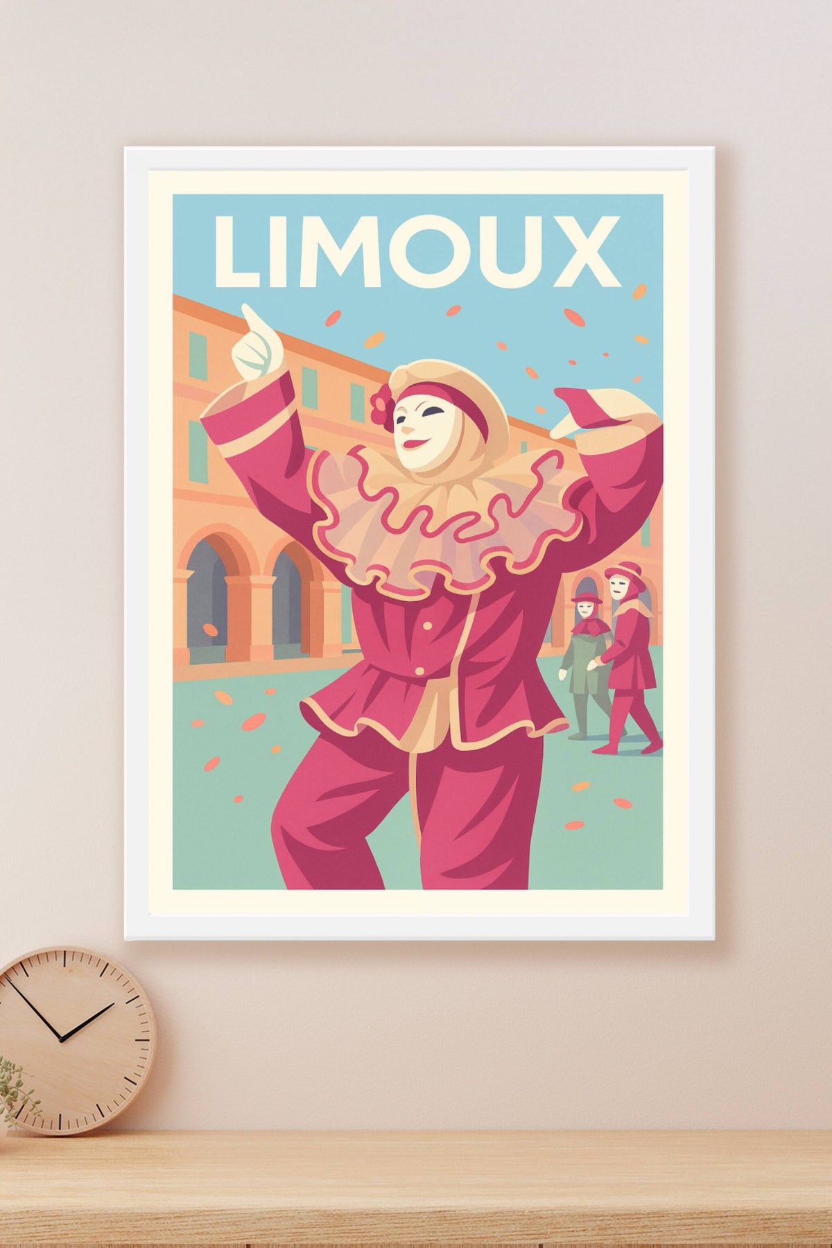 Affiche de Limoux - L'art du carnaval en fête