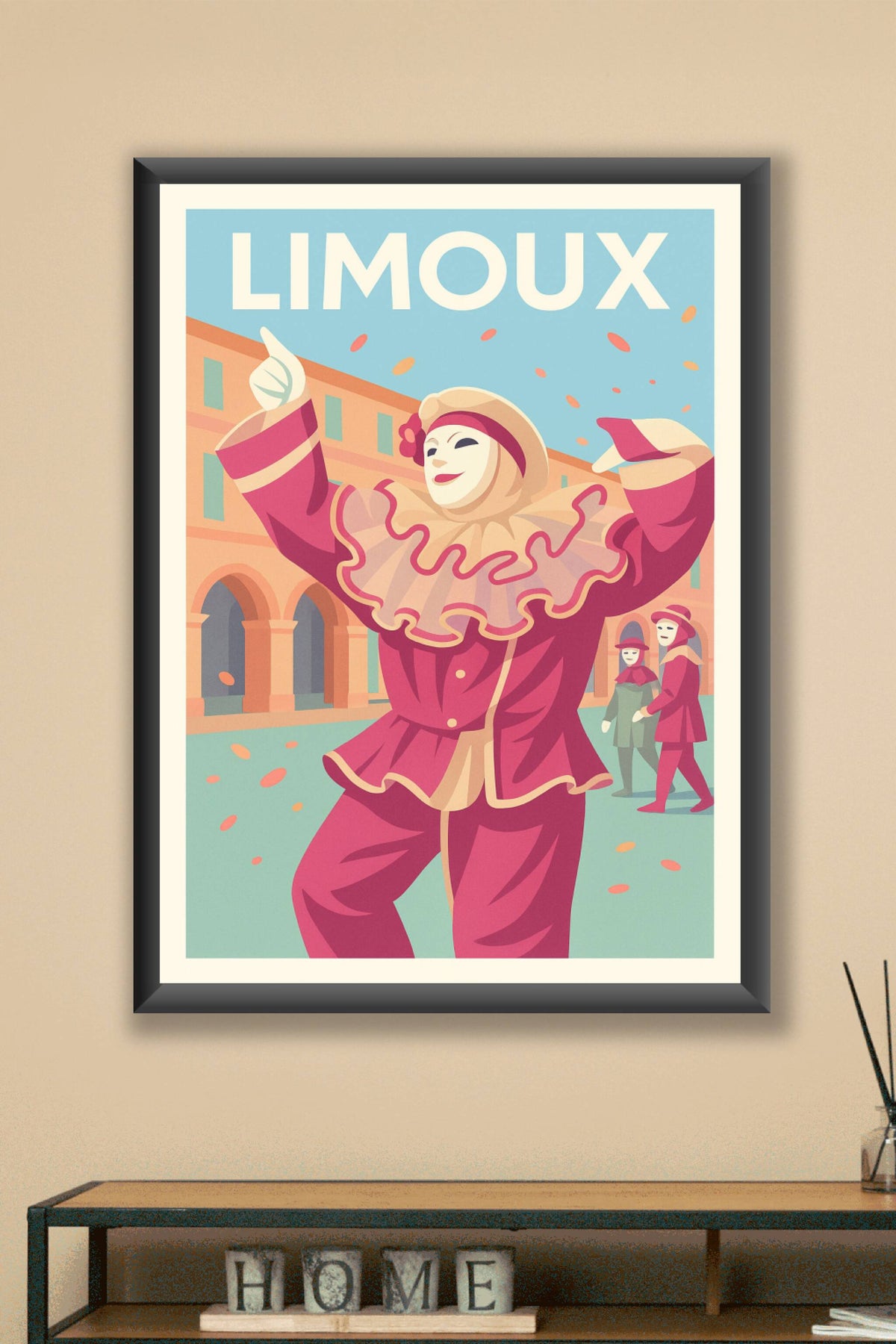 Affiche de Limoux - L'art du carnaval en fête