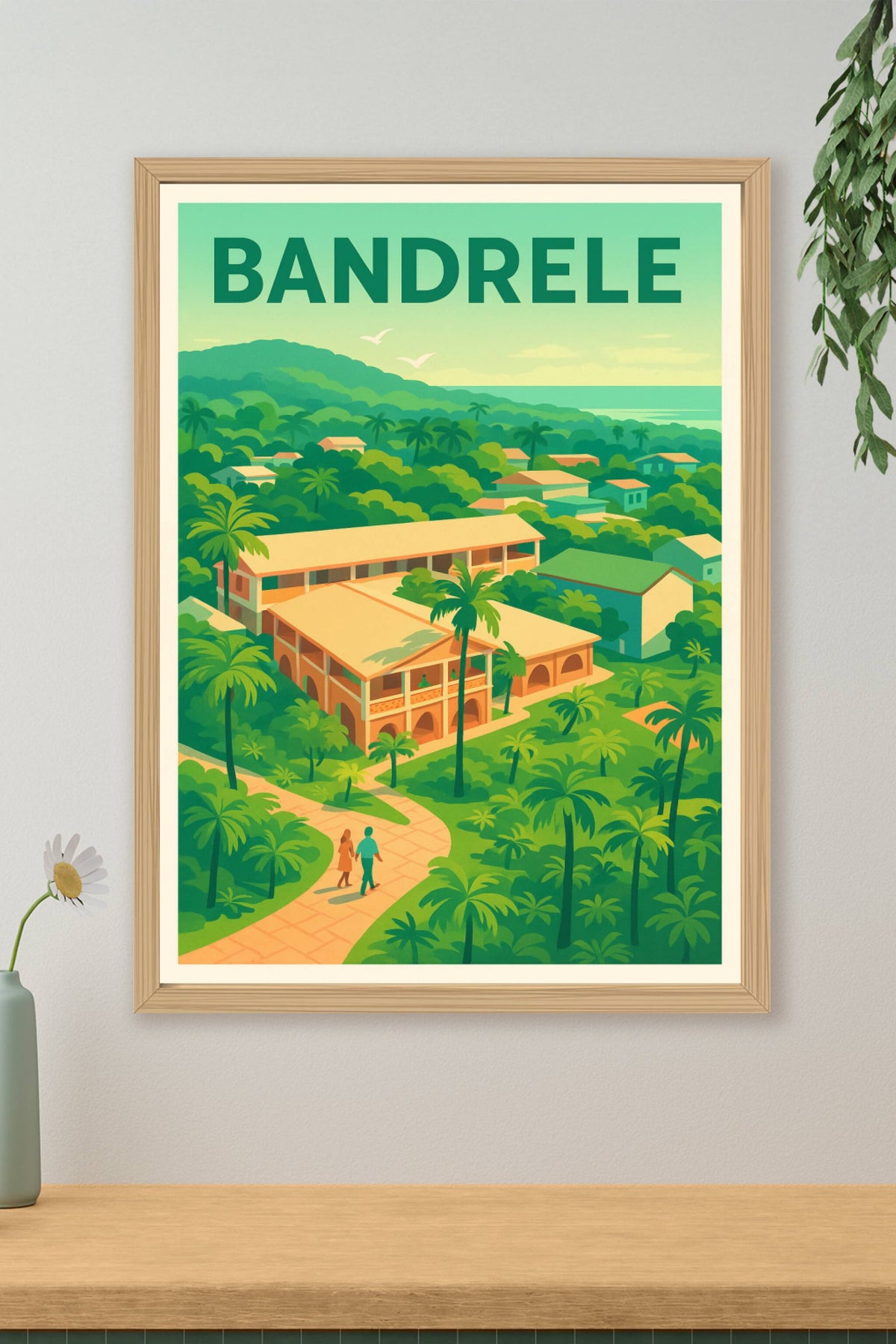 Affiche de Bandrélé - Évasion tropicale au cœur de la nature