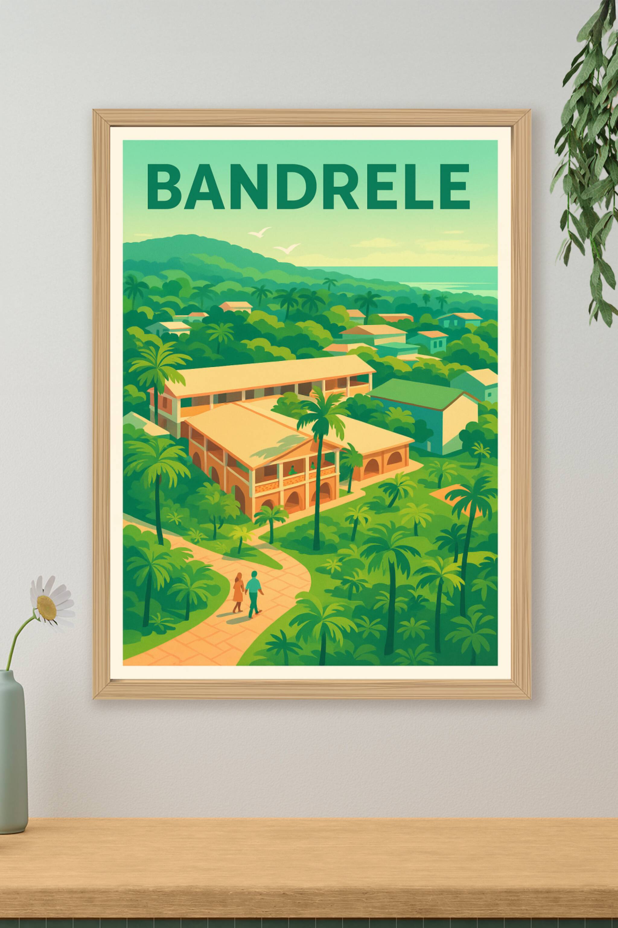 Affiche de Bandrélé - Évasion tropicale au cœur de la nature