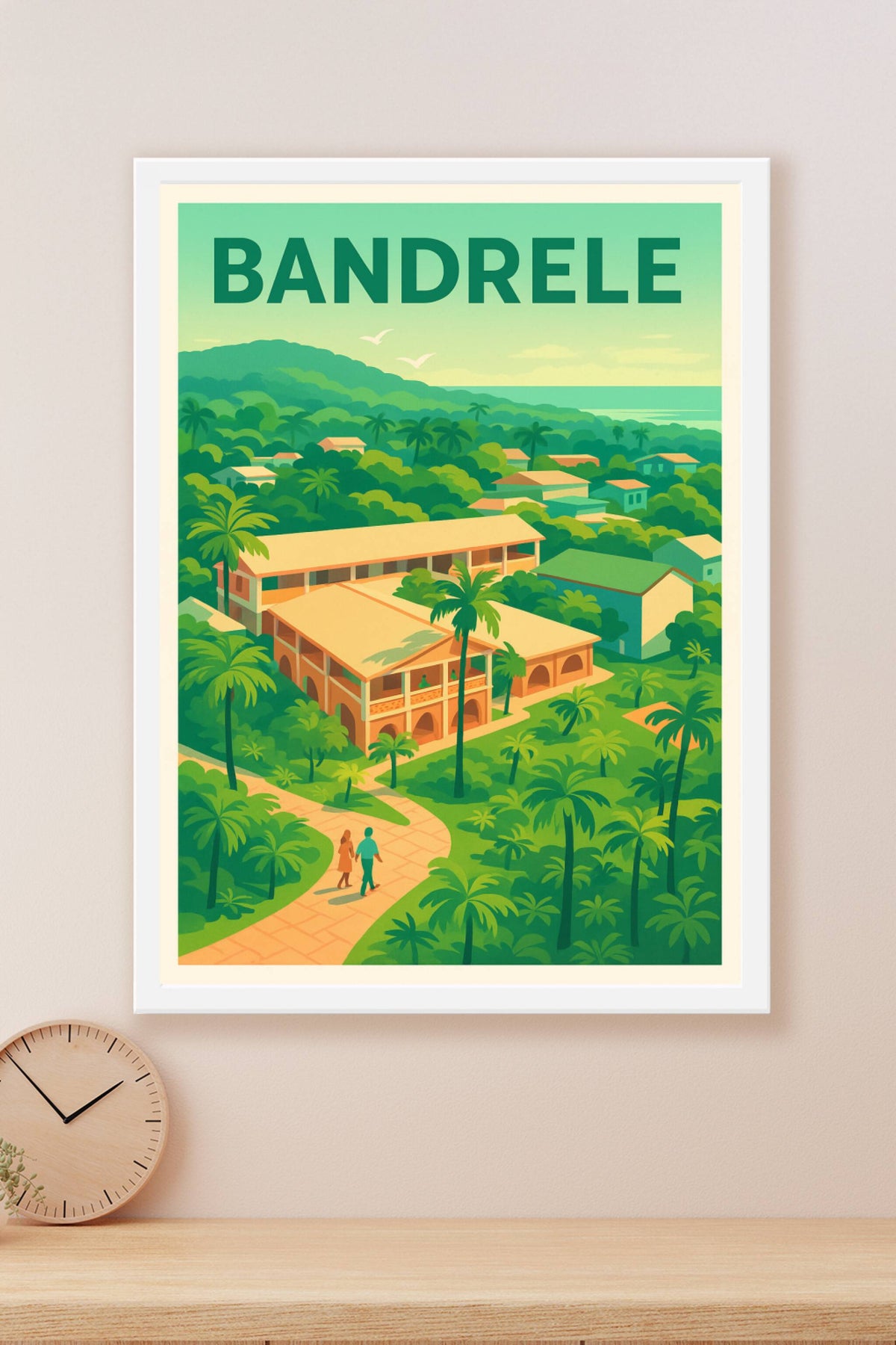 Affiche de Bandrélé - Évasion tropicale au cœur de la nature