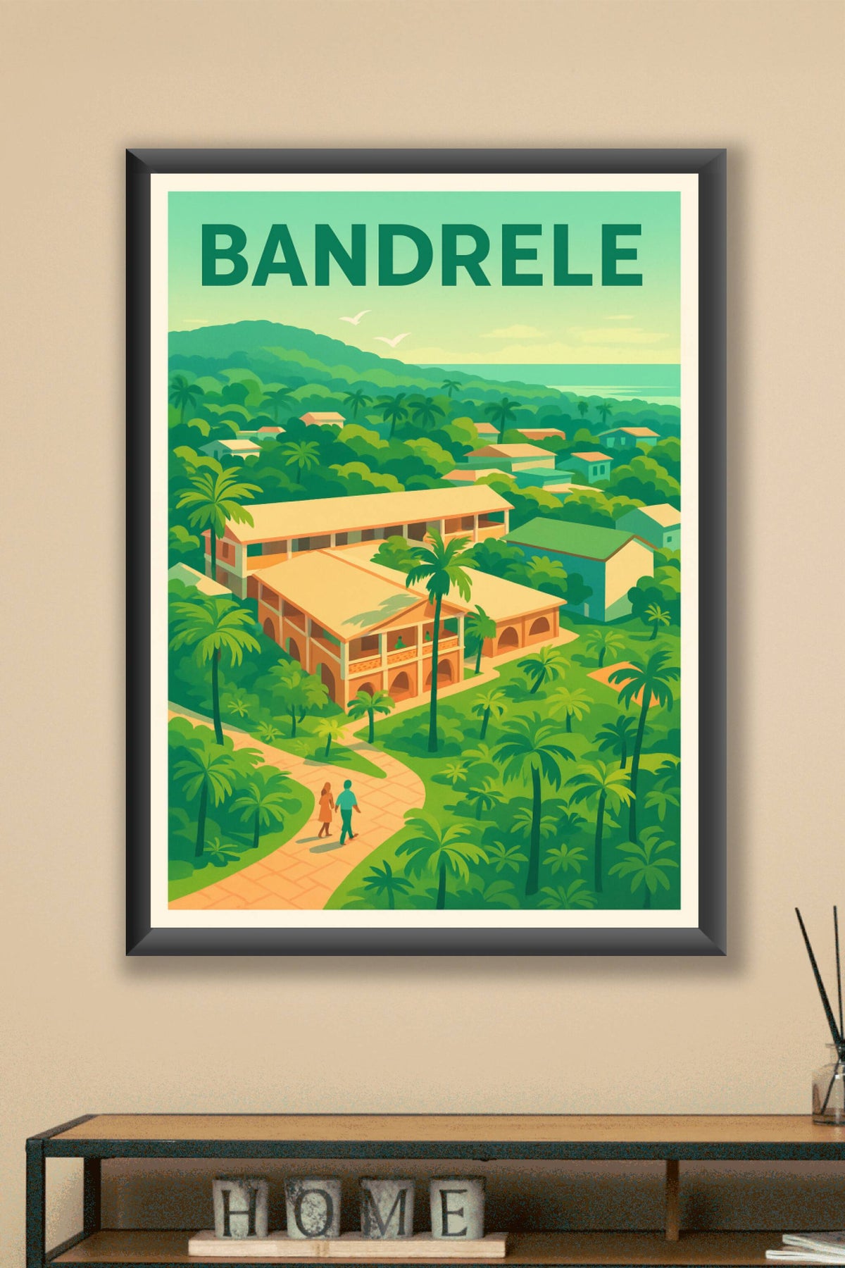 Affiche de Bandrélé - Évasion tropicale au cœur de la nature
