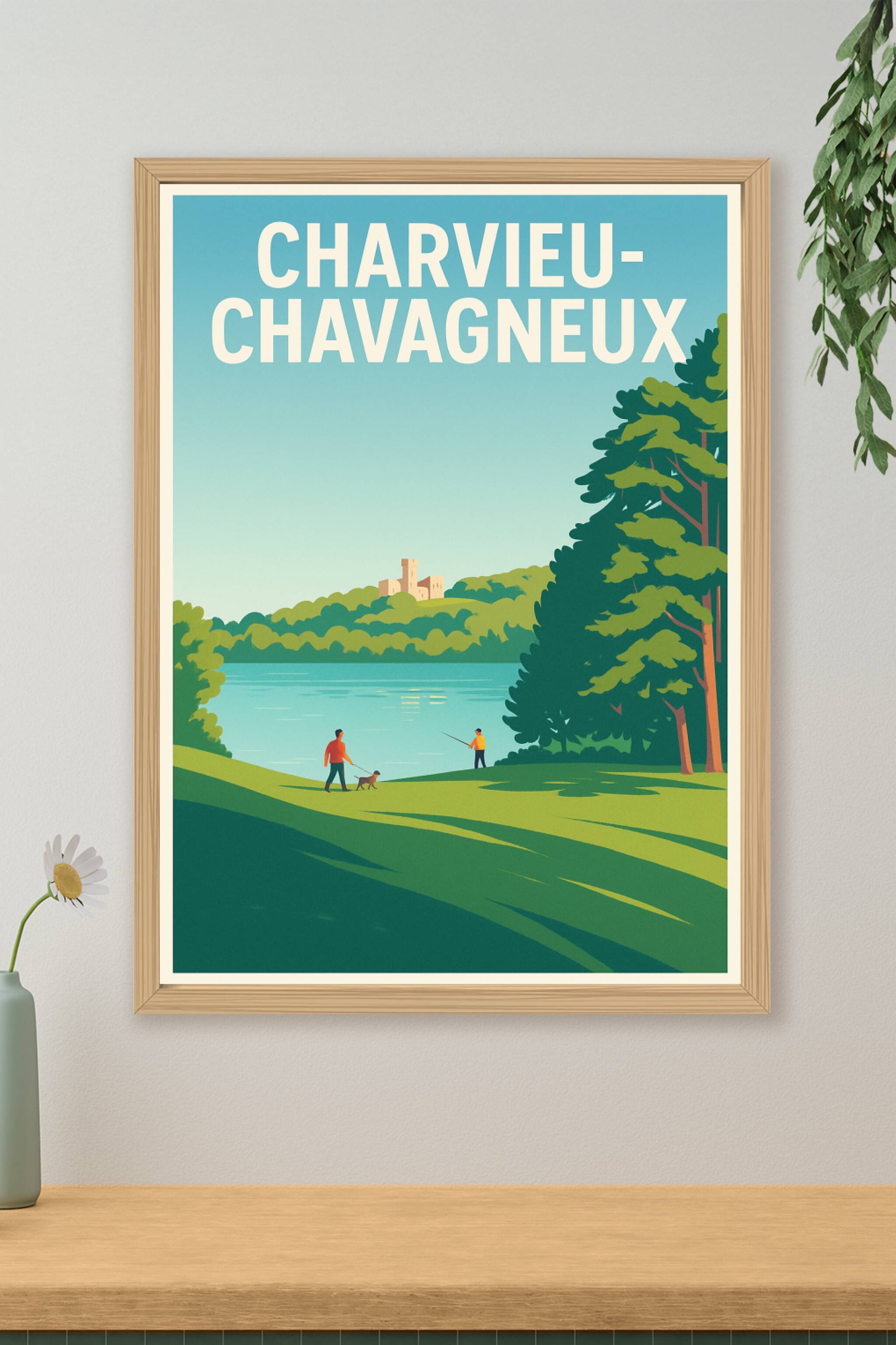 Affiche de Charvieu-Chavagneux - Escapade Nature au Bord de l'Eau