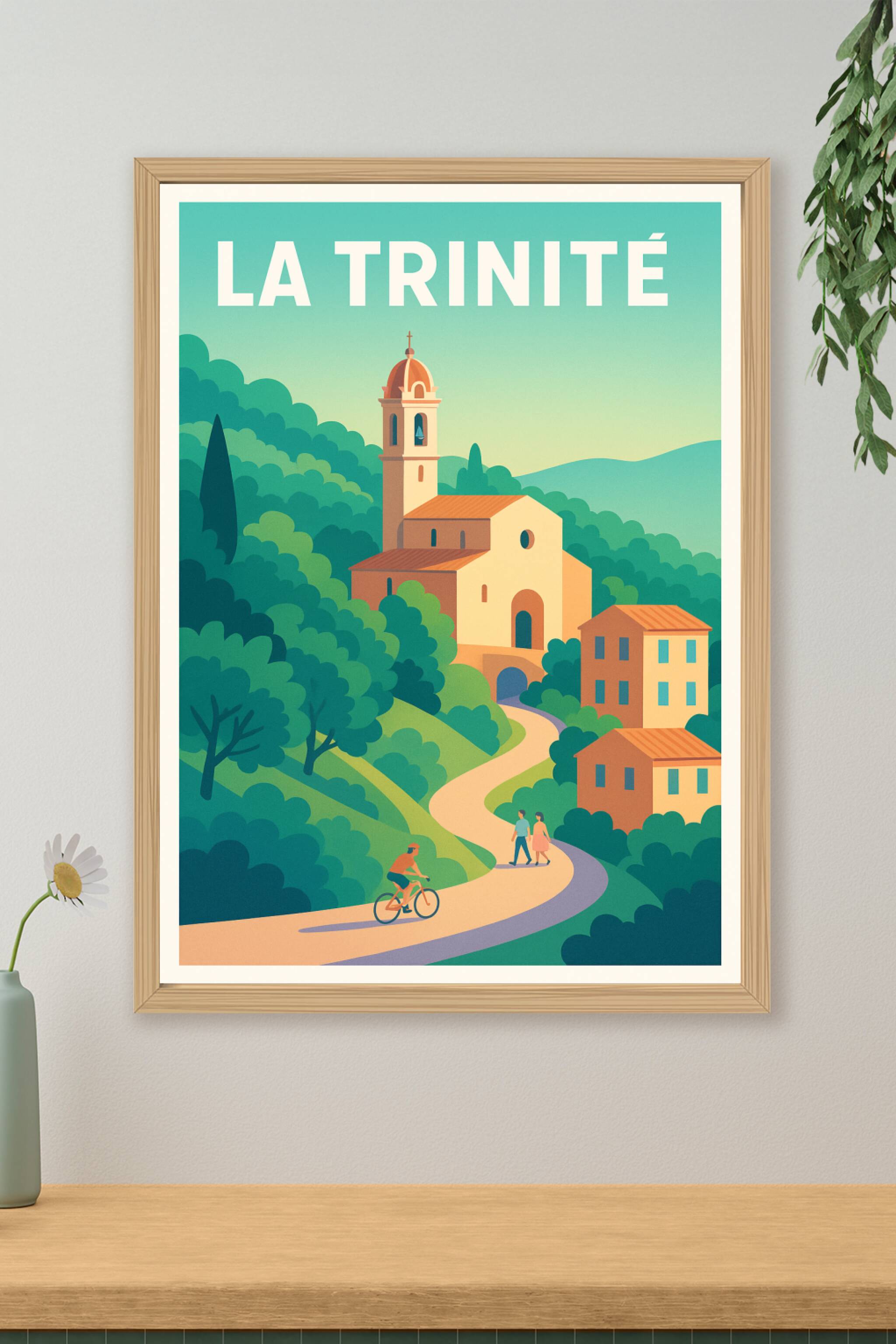 Affiche de La Trinité - Charme et sérénité au cœur de la nature