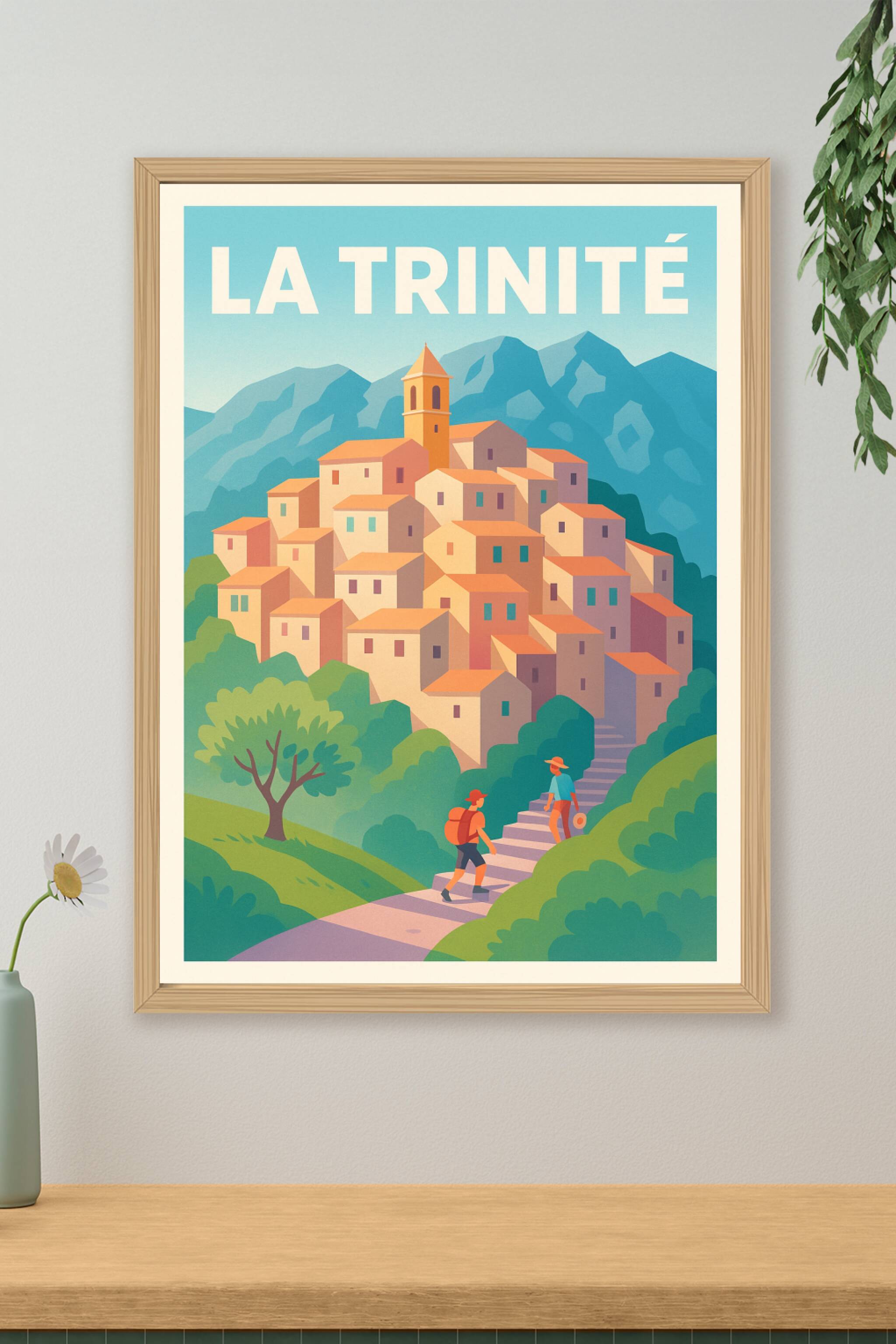 Affiche de La Trinité - Village perché au charme intemporel