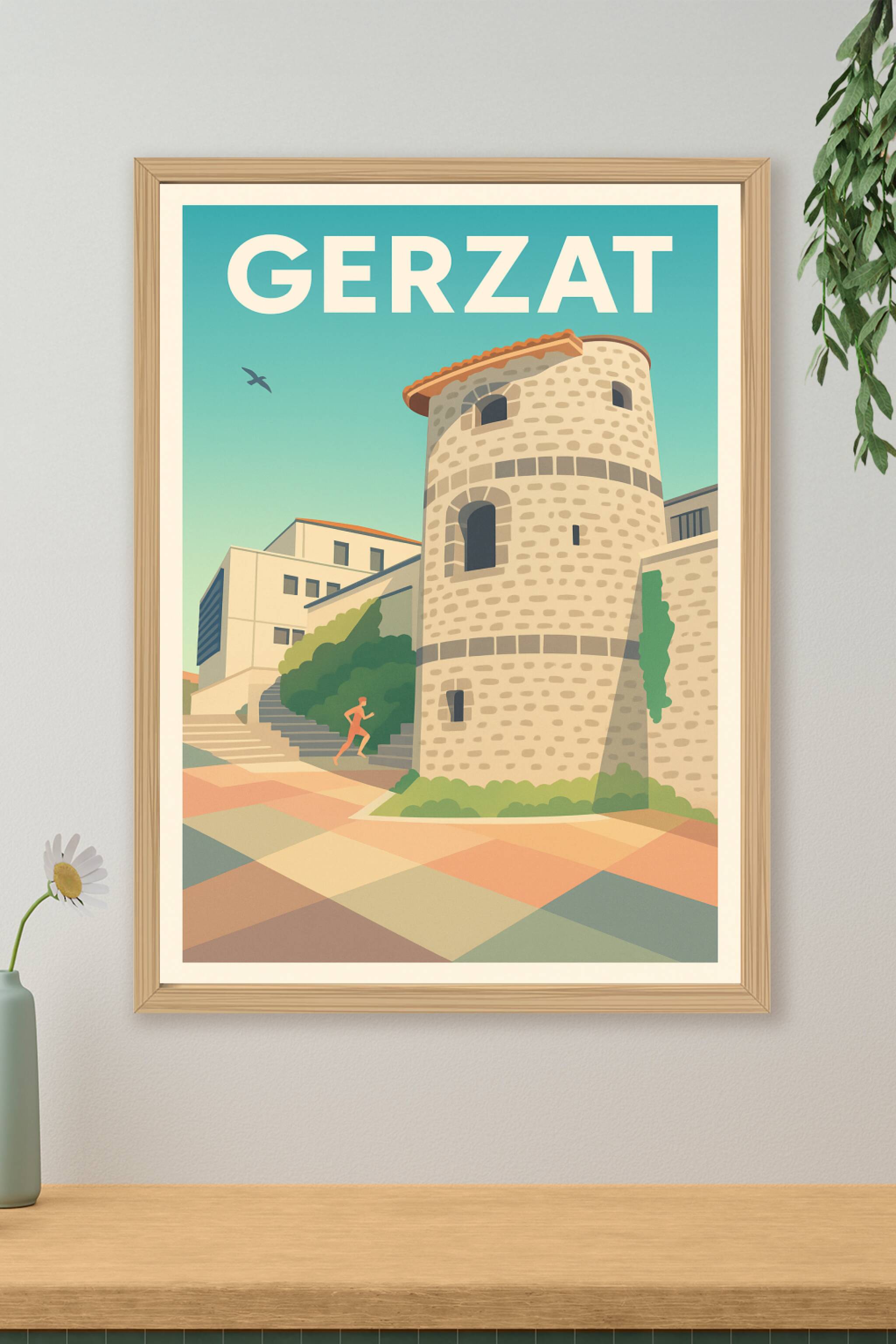 Affiche de Gerzat - Entre histoire et modernité