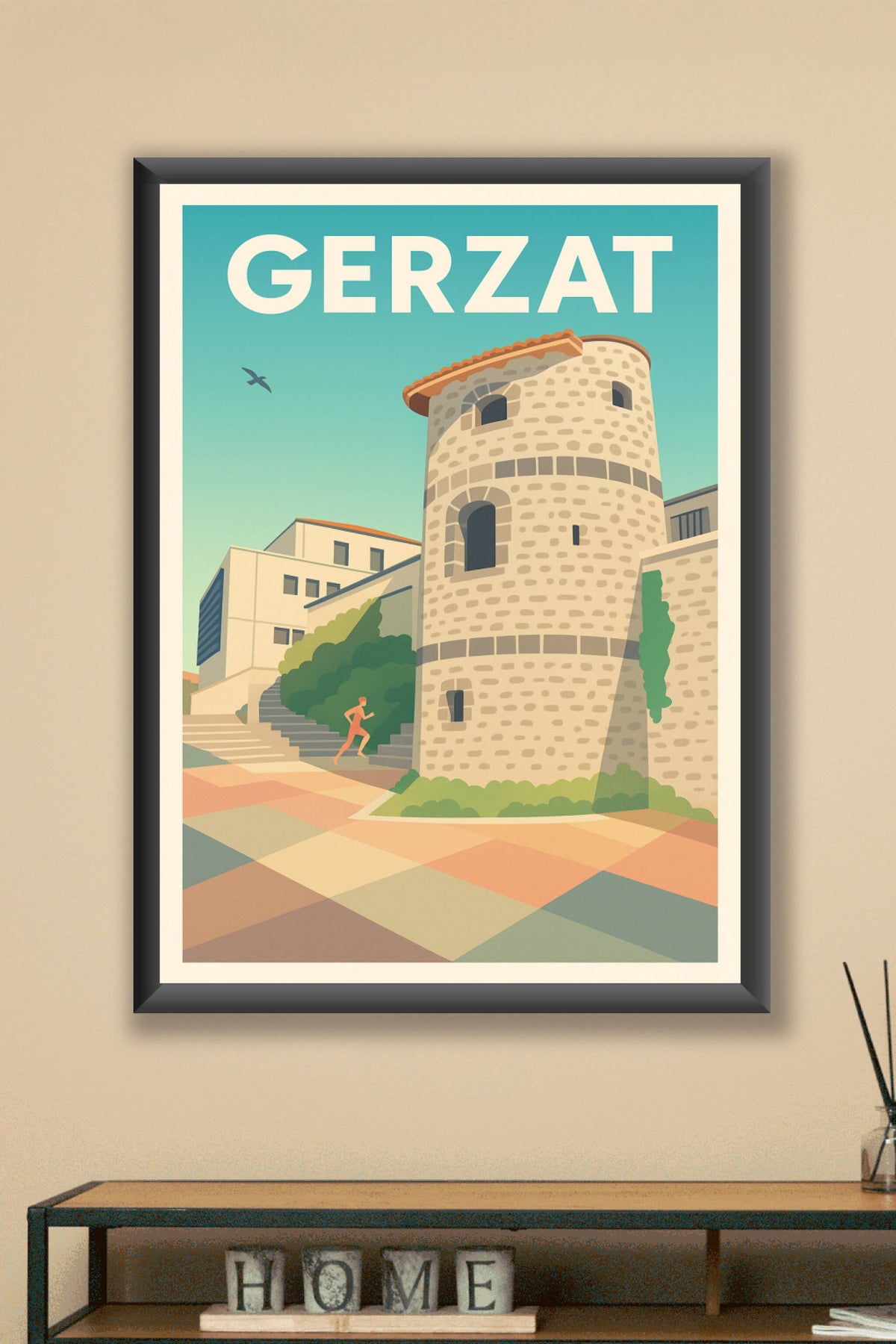 Affiche de Gerzat - Entre histoire et modernité