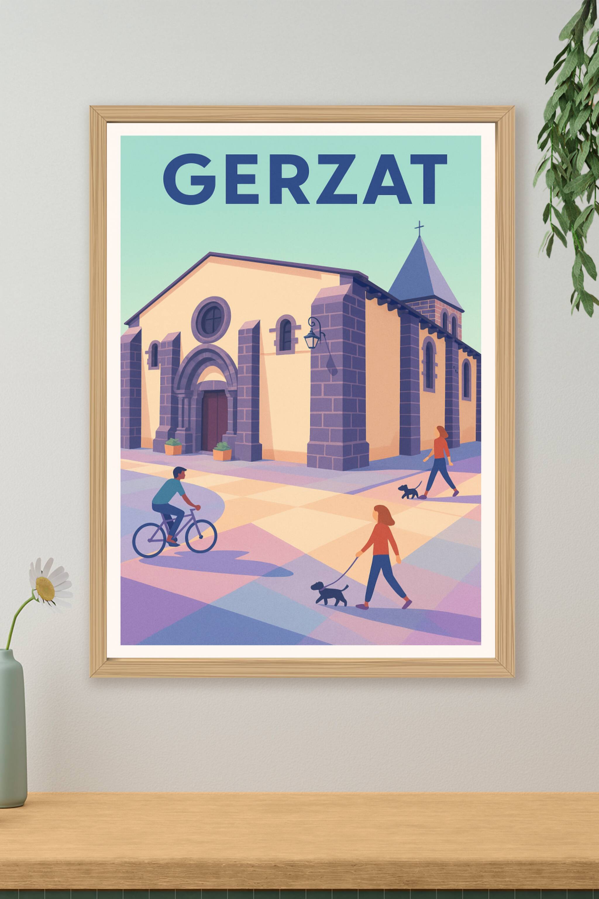 Affiche de Gerzat - Charme et sérénité au cœur de la ville