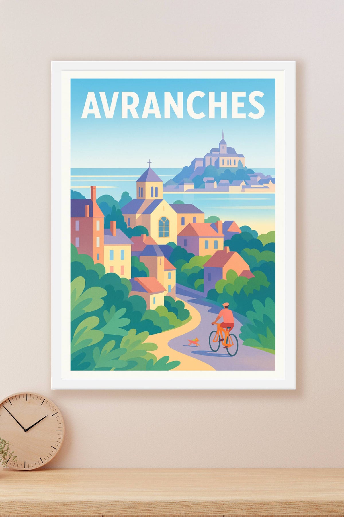 Affiche de Avranches - Escapade paisible entre terre et mer