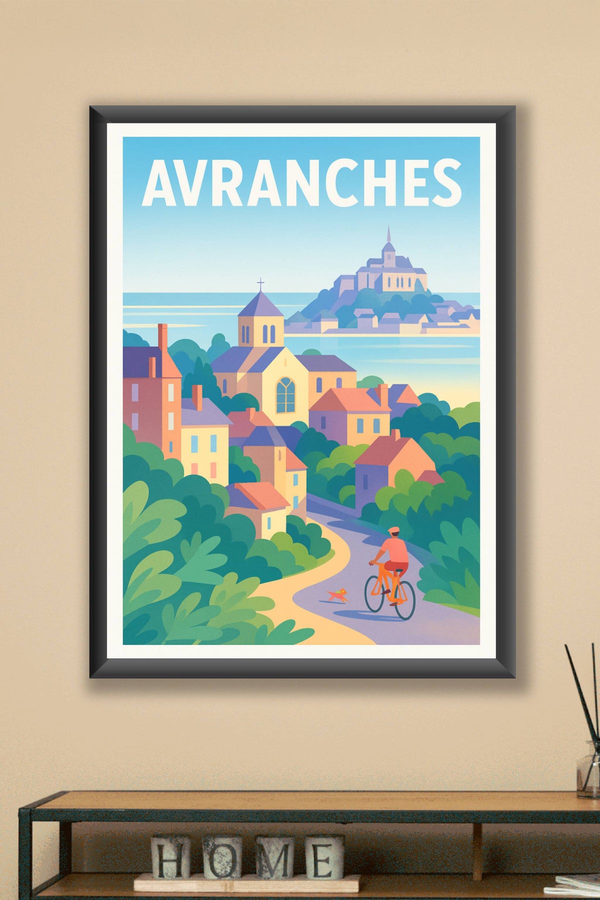 Affiche de Avranches - Escapade paisible entre terre et mer