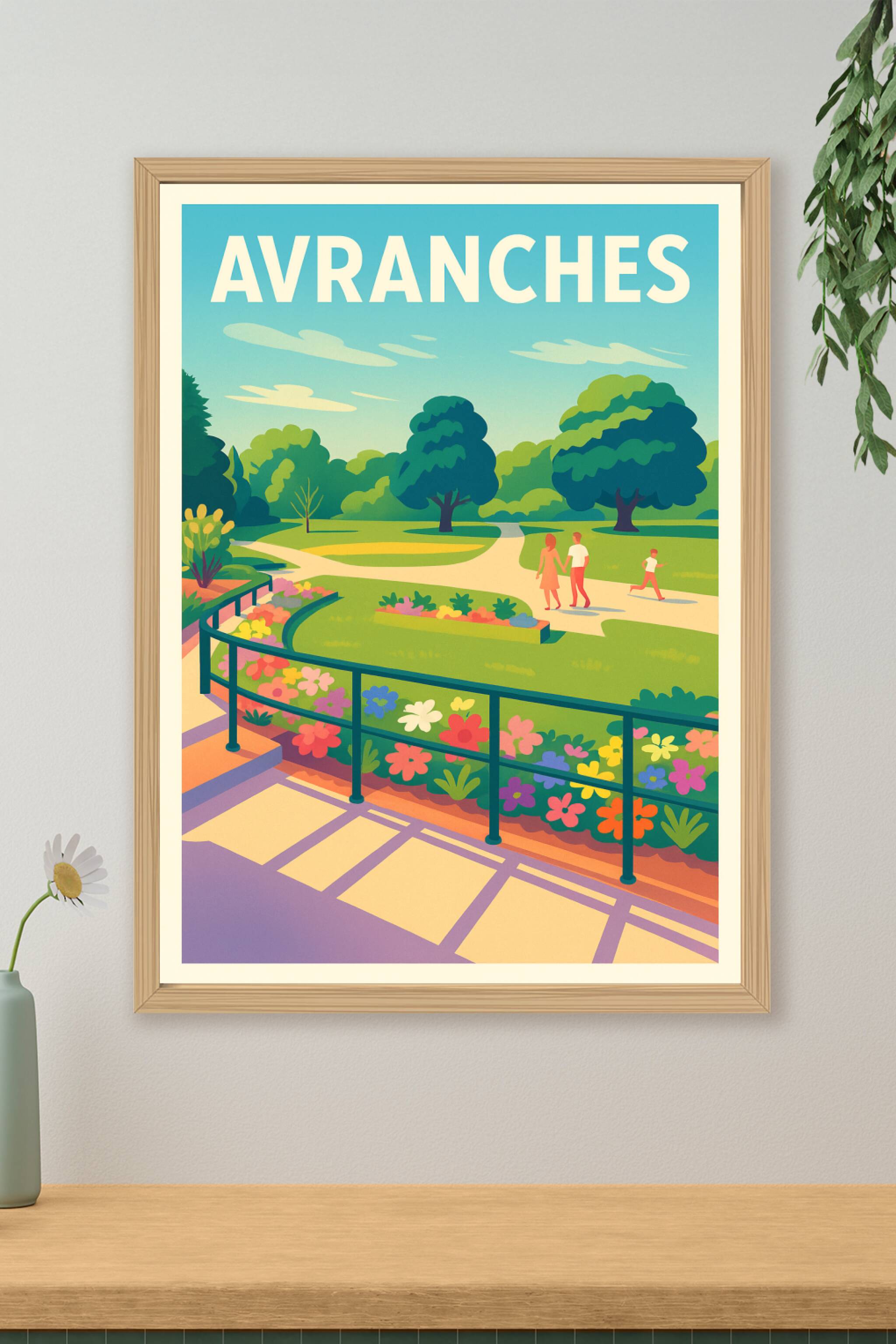 Affiche de Avranches - Évasion nature au cœur de la verdure