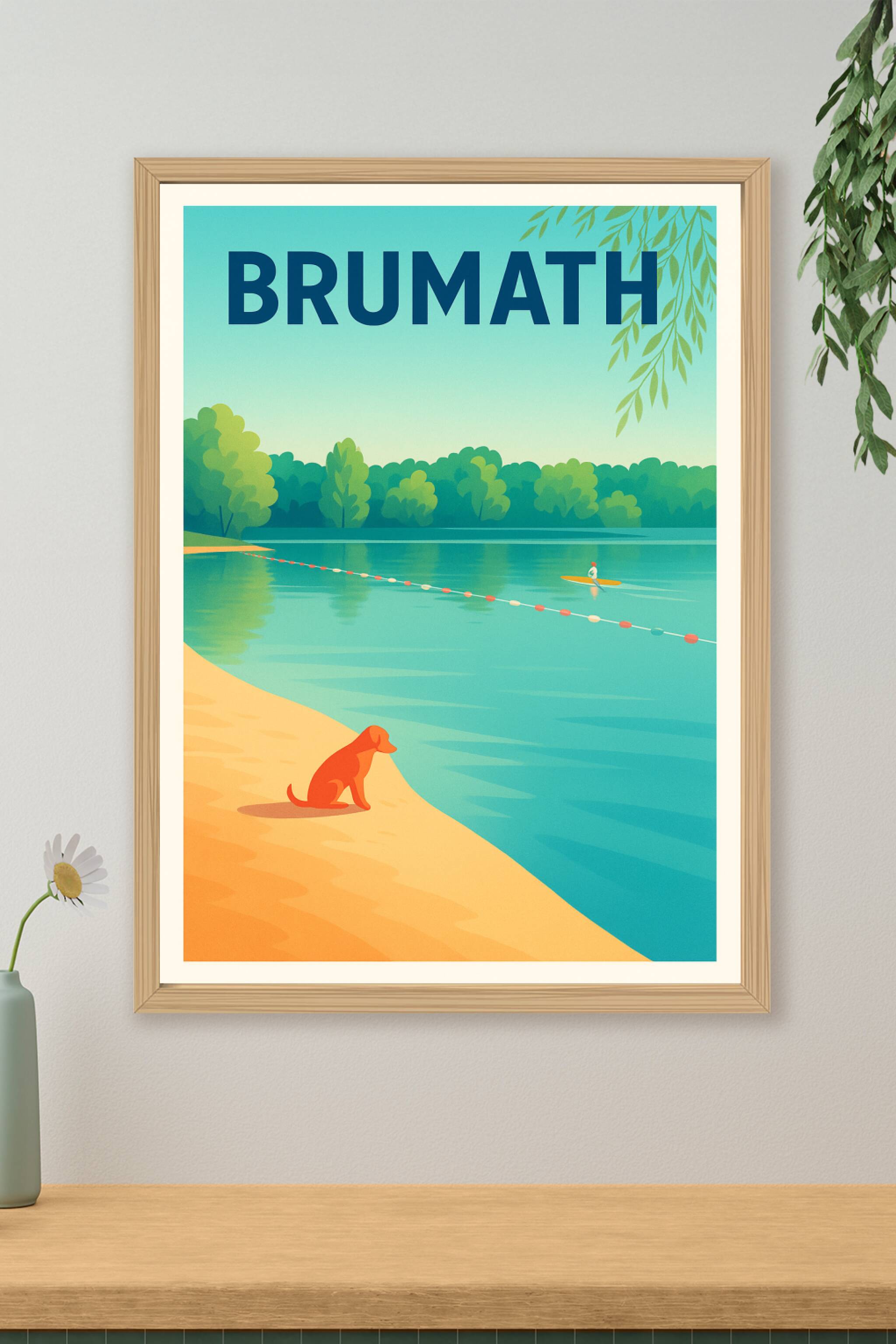 Affiche de Brumath - Escapade au bord de l'eau paisible