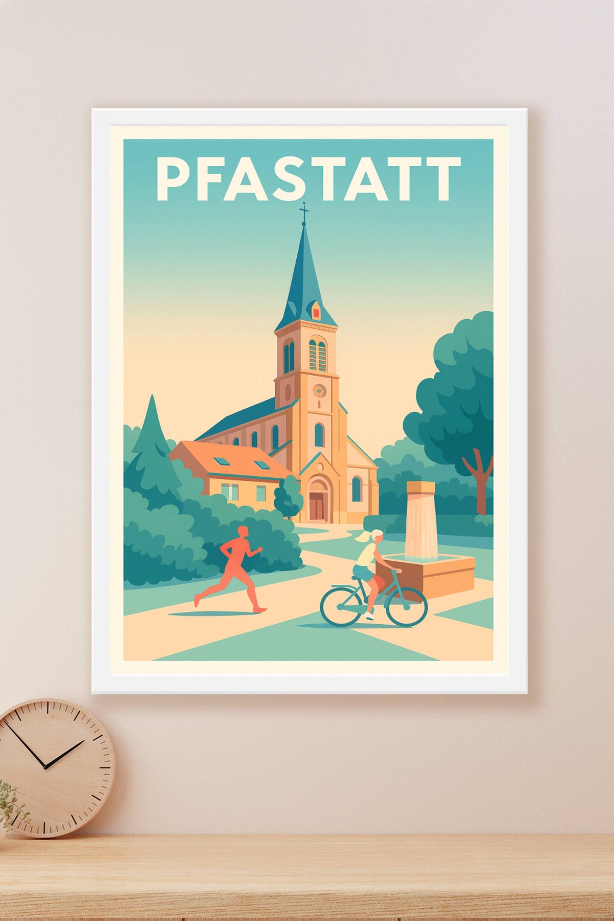 Affiche de Pfastatt - Charme tranquille et vie active