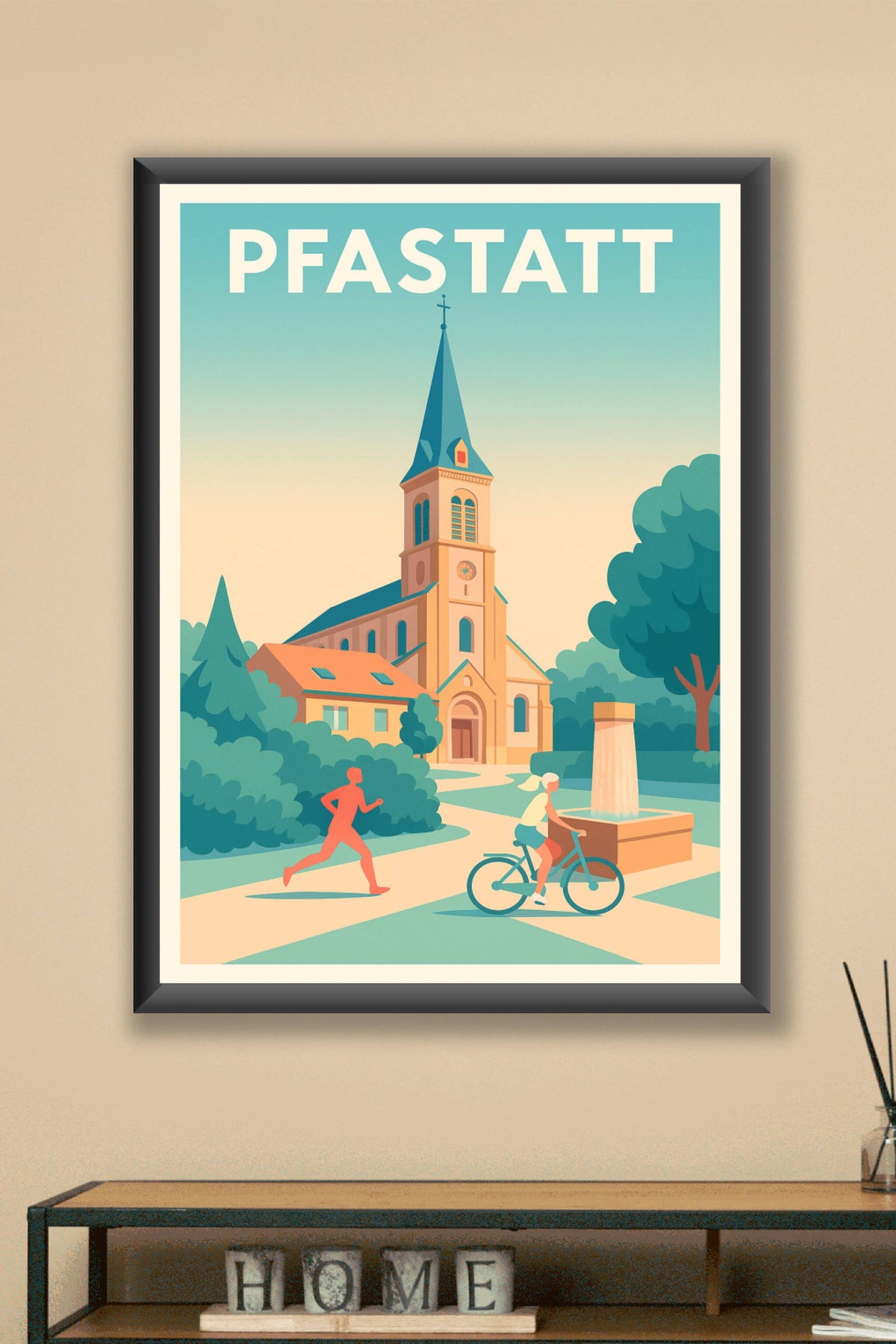 Affiche de Pfastatt - Charme tranquille et vie active