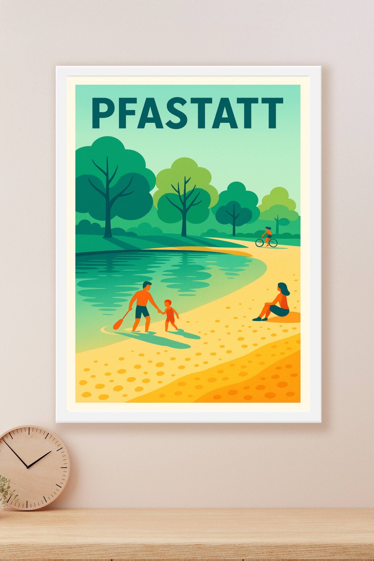 Affiche de Pfastatt - Évasion nature au bord de l'eau