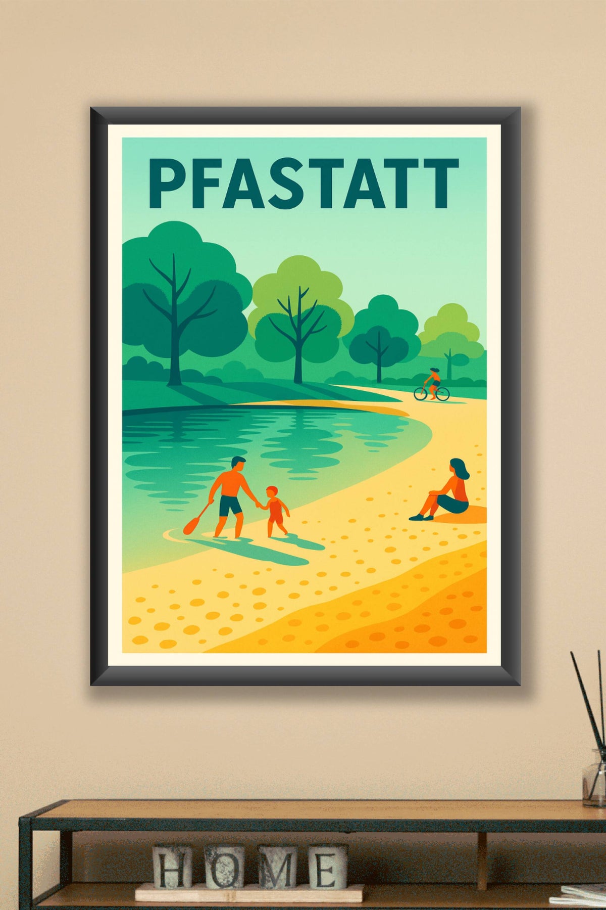 Affiche de Pfastatt - Évasion nature au bord de l'eau