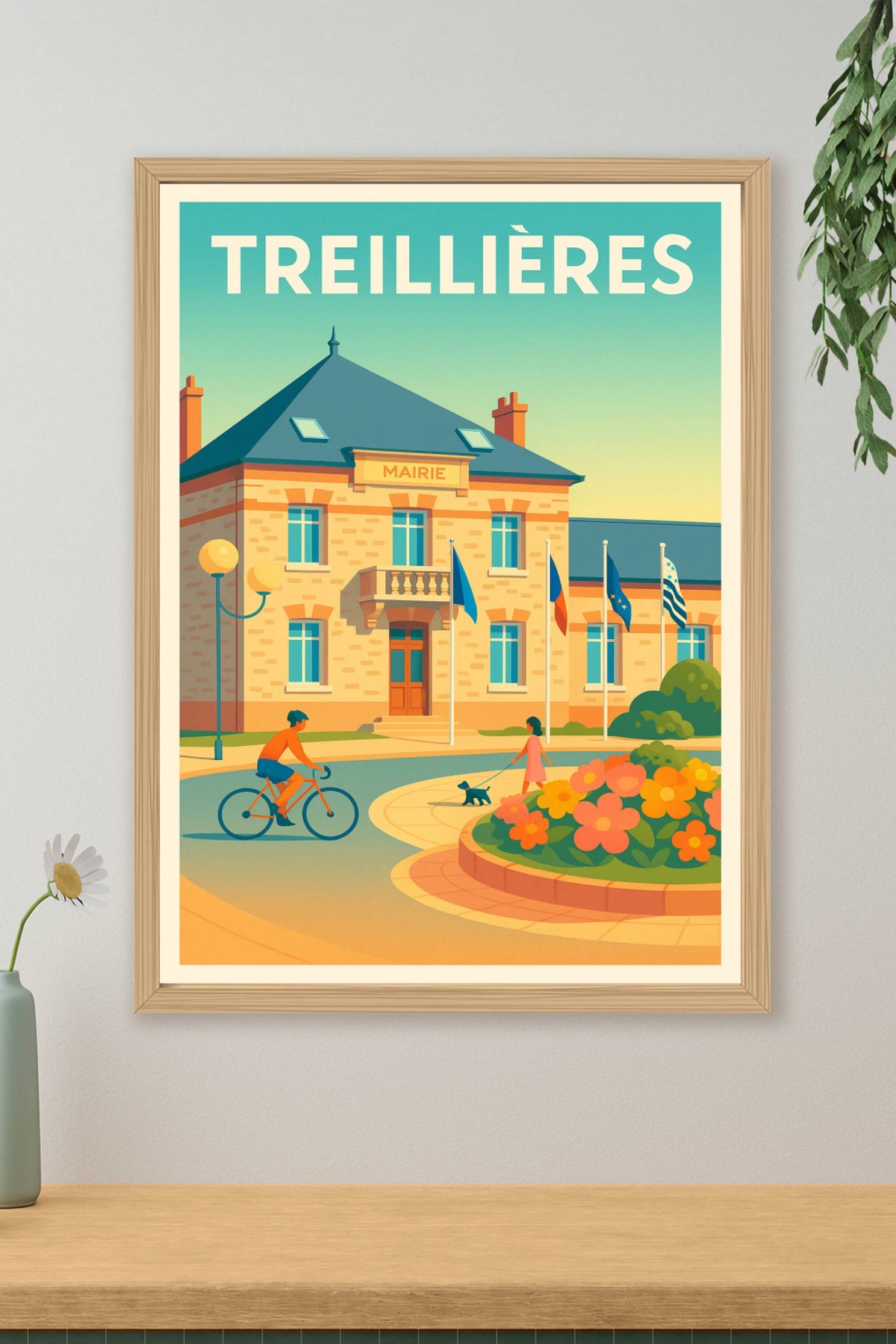 Affiche de Treillières - Charme et douceur de la mairie