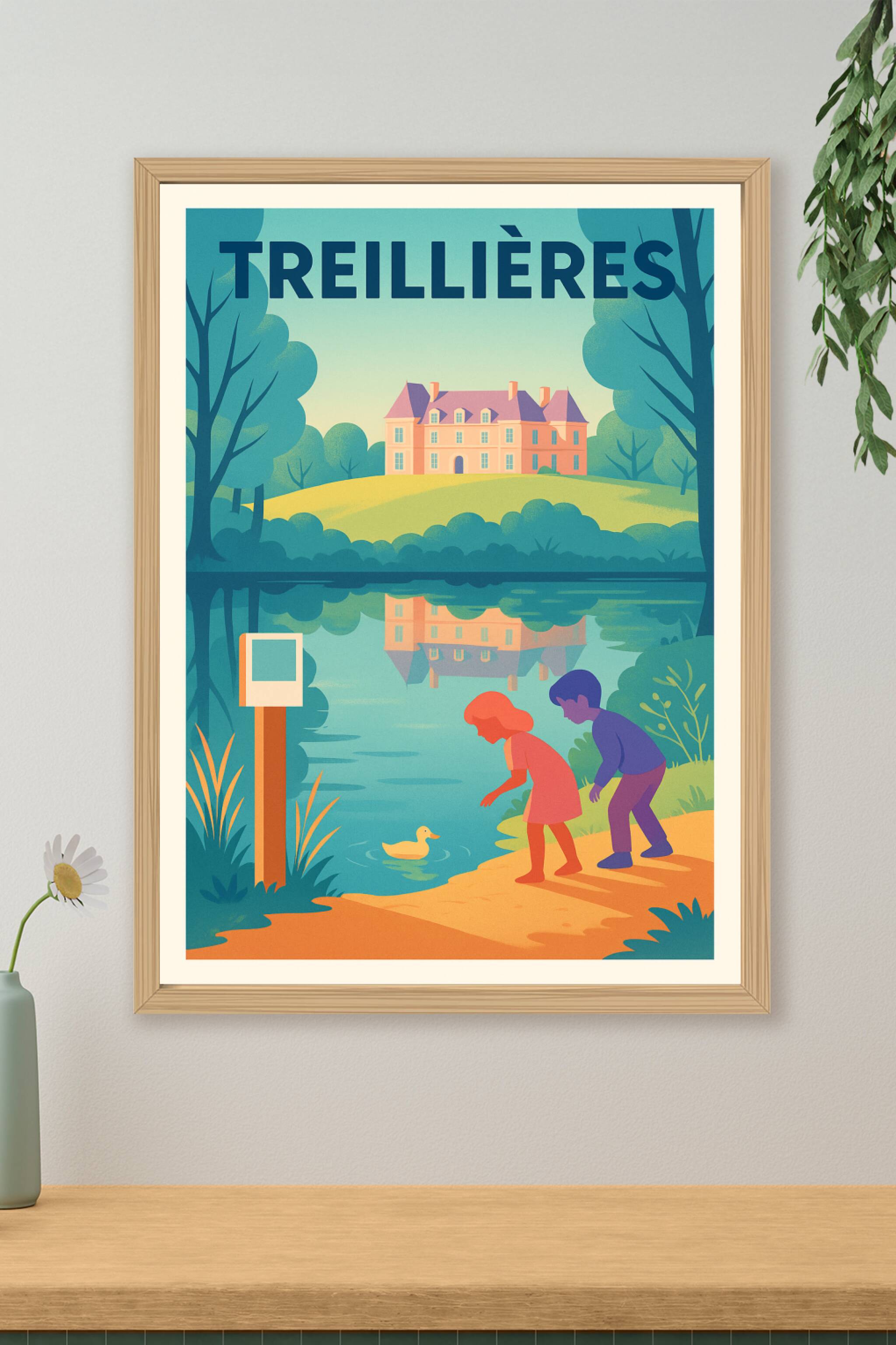 Affiche de Treillières - Un havre de paix au bord de l'eau