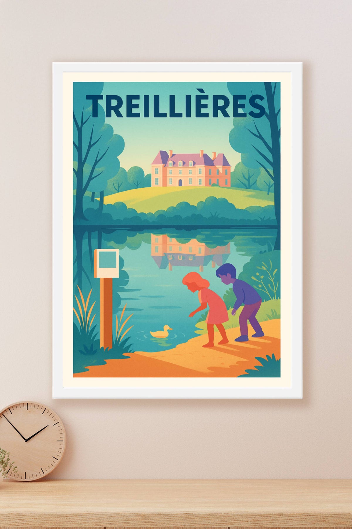 Affiche de Treillières - Un havre de paix au bord de l'eau